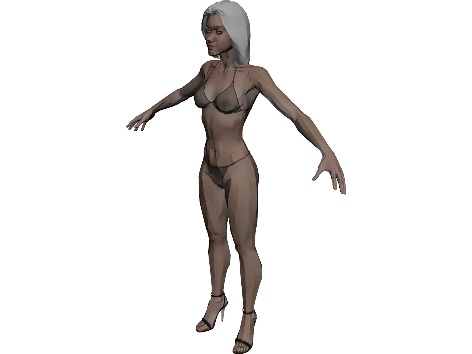 Woman 3D Model main preview