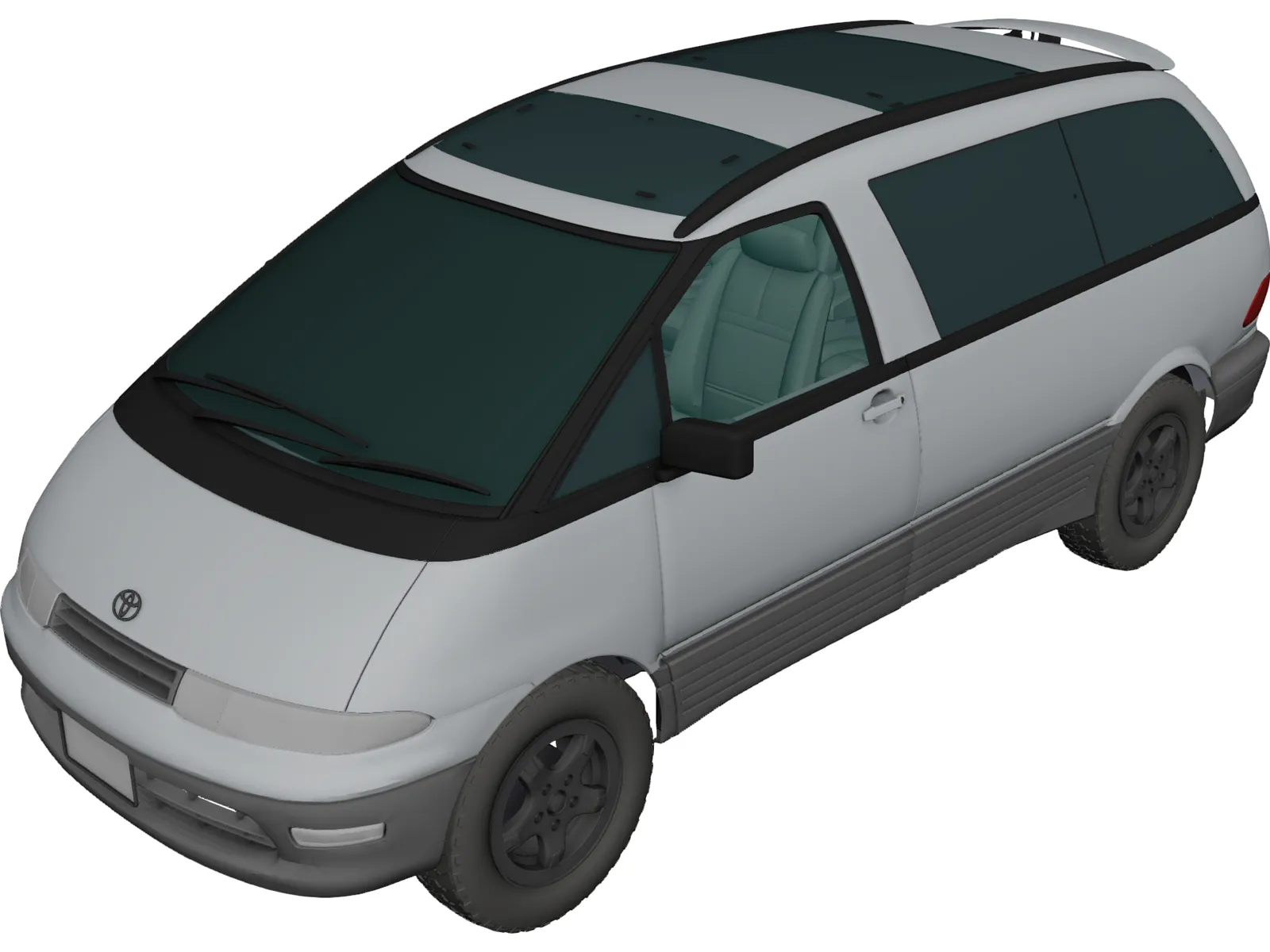 Toyota Lucida (1992) 3D Model main preview