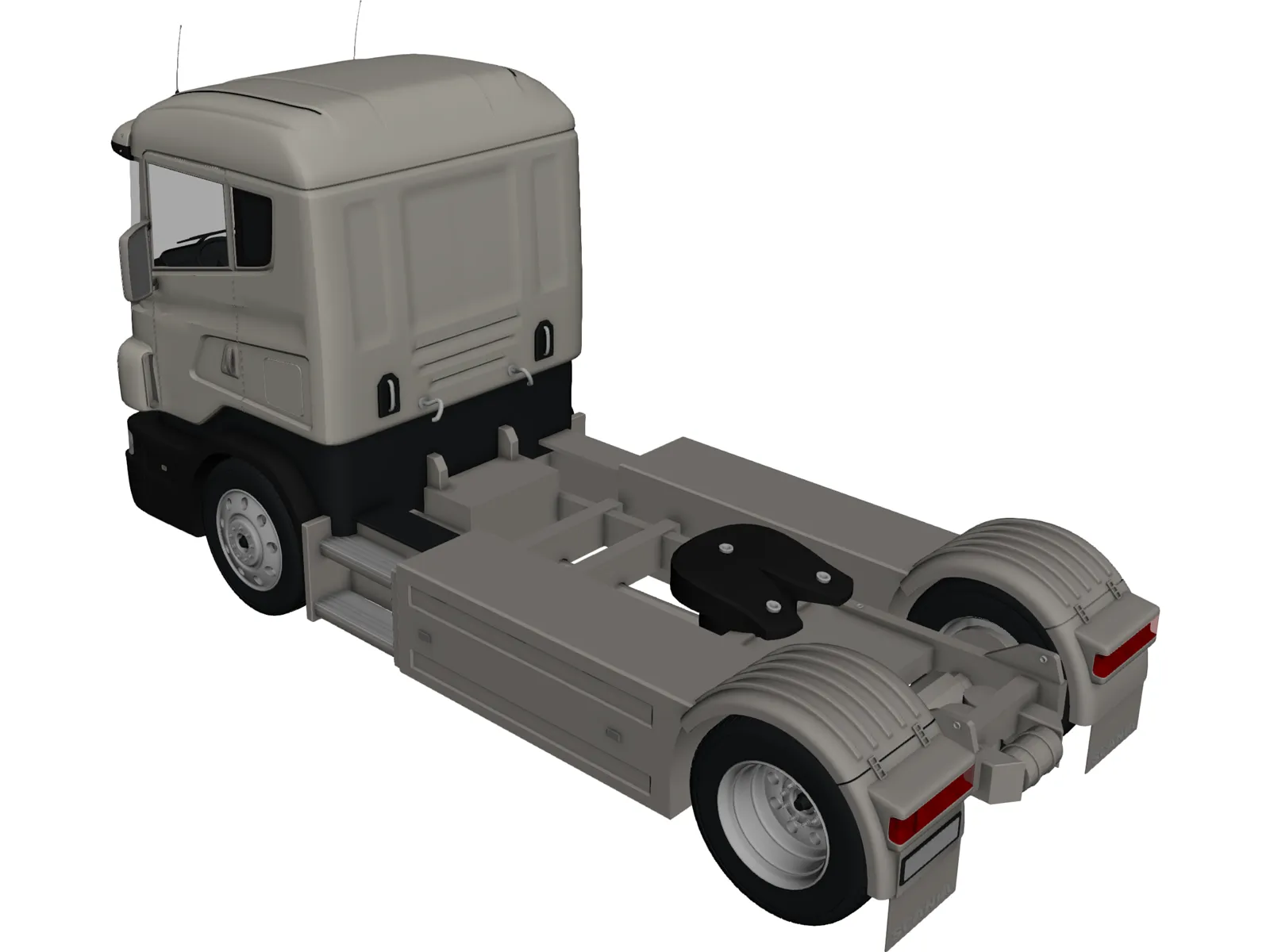 Scania CR-19 3D Model main preview