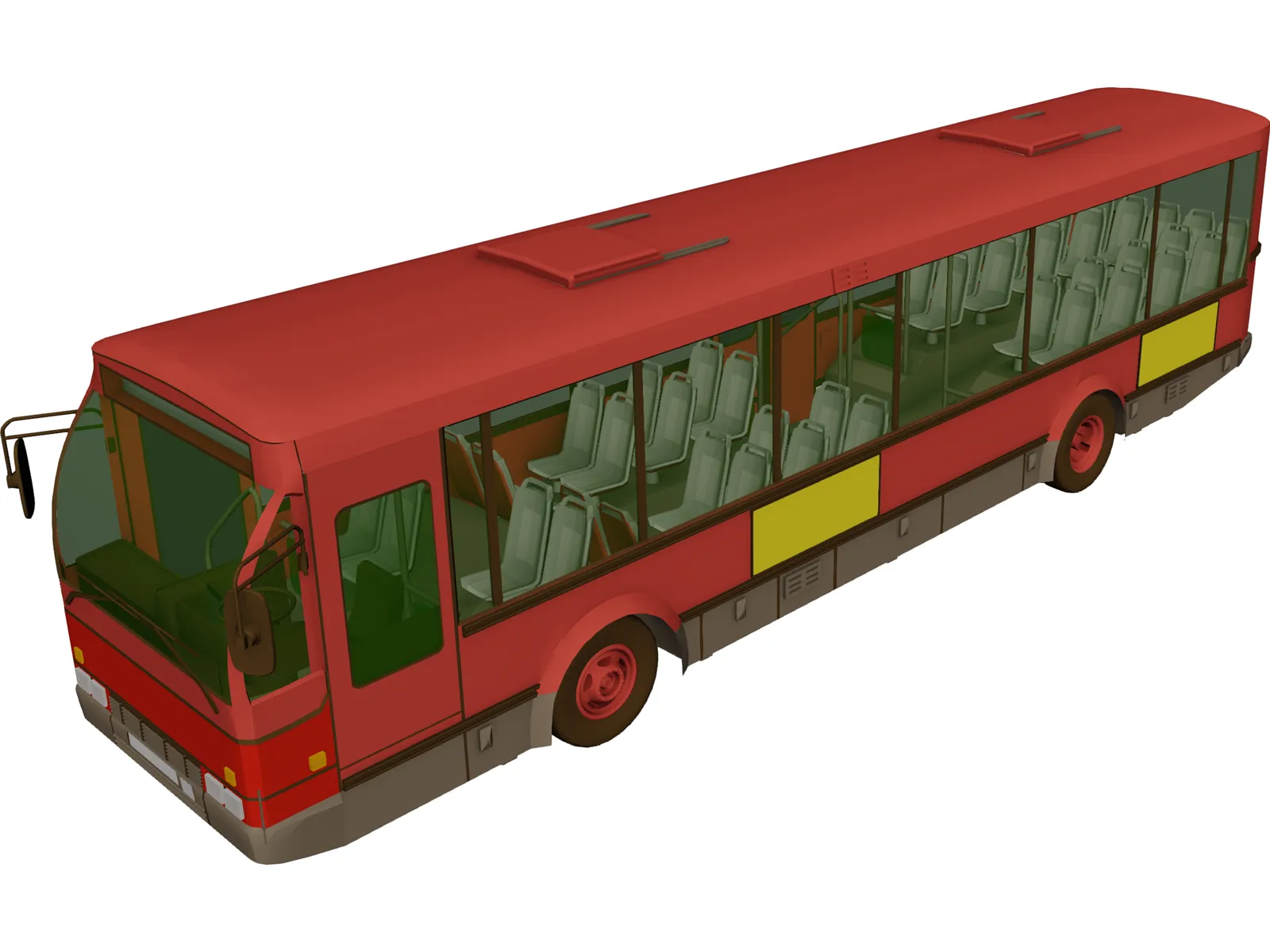Bus EMT 3D Model main preview