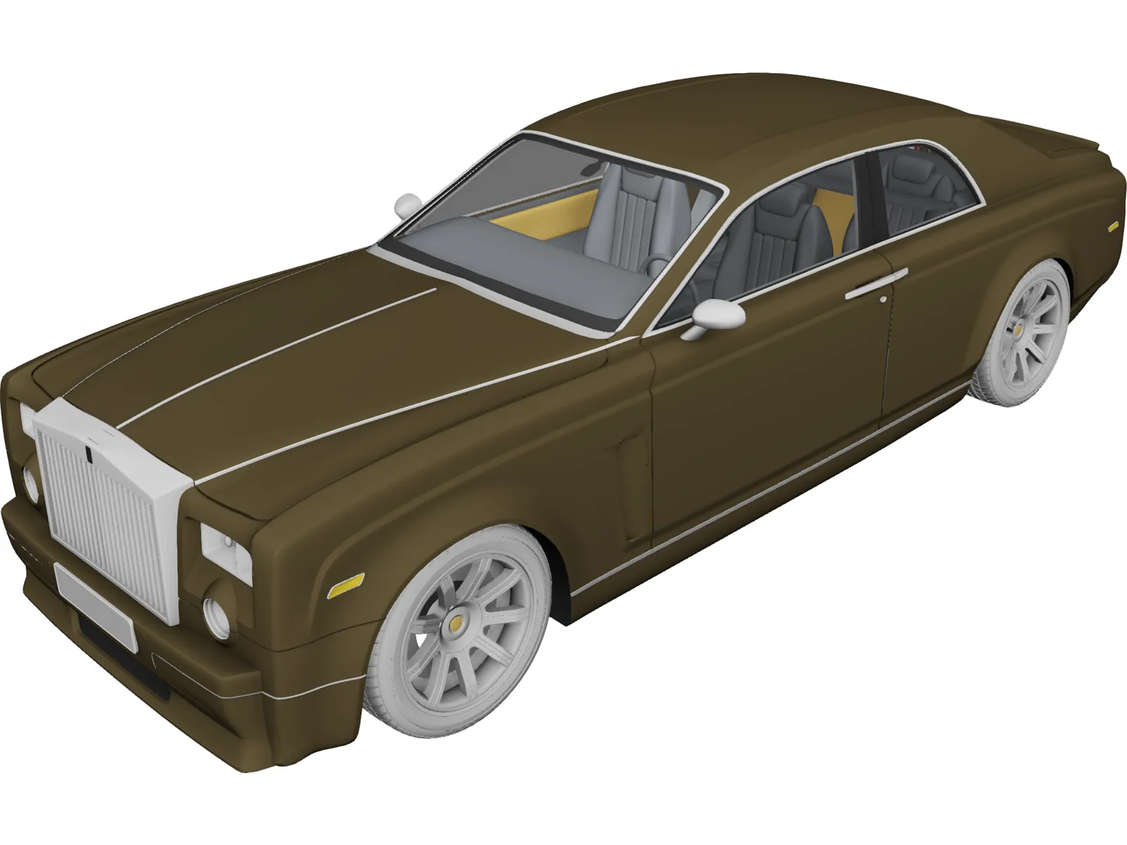 Rolls-Royce Phantom Coupe 3D Model main preview