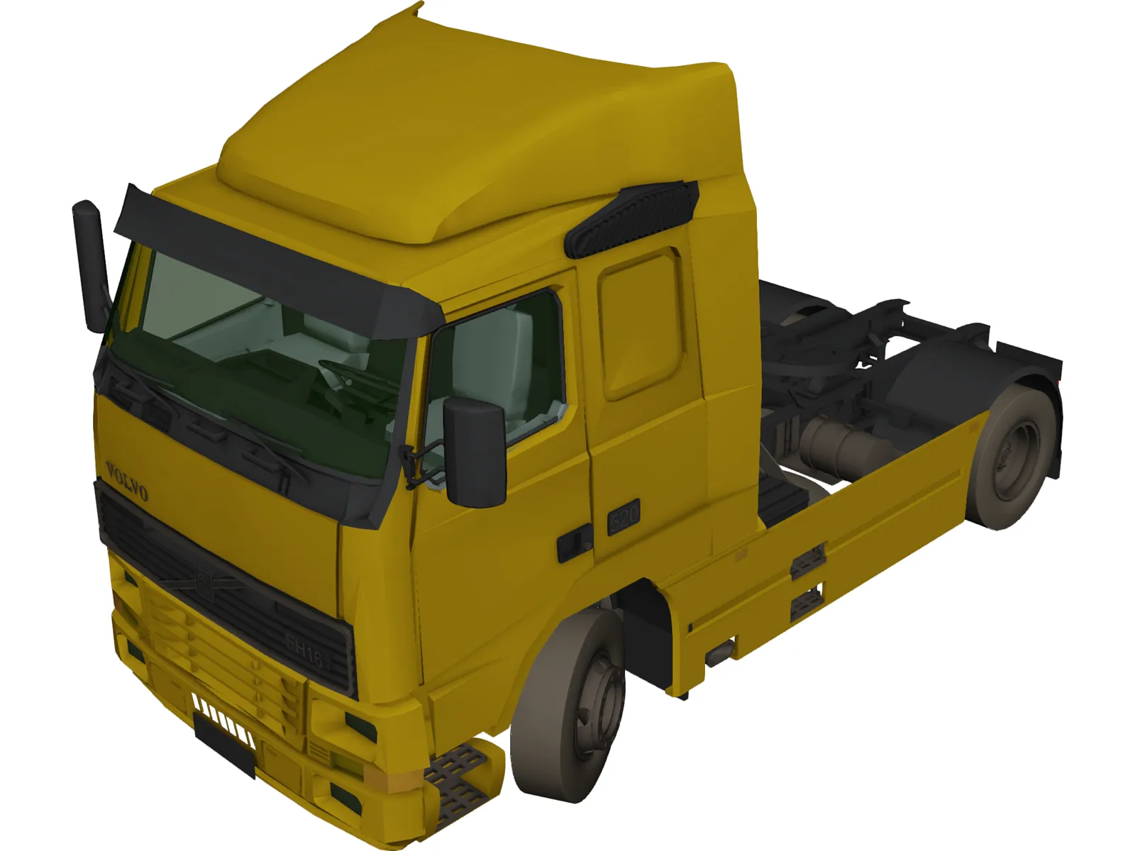 Volvo 3D Model main preview