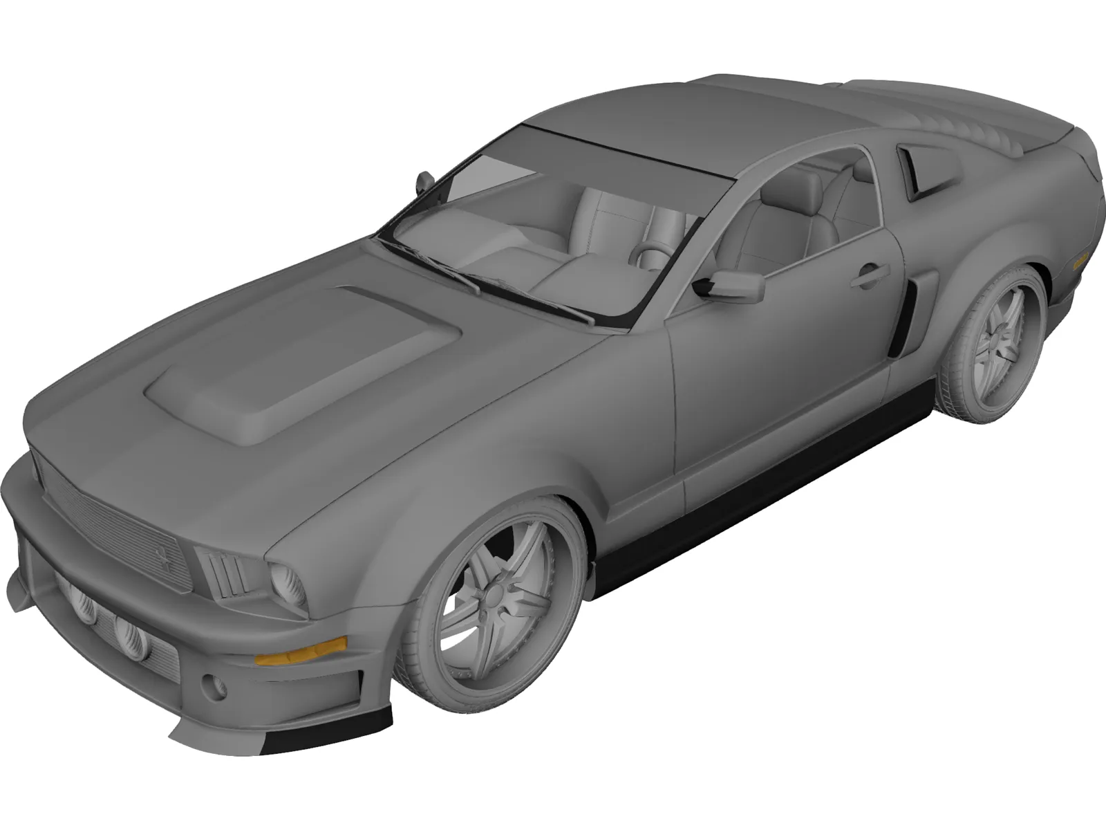 Ford Mustang Eleanor 3D Model main preview