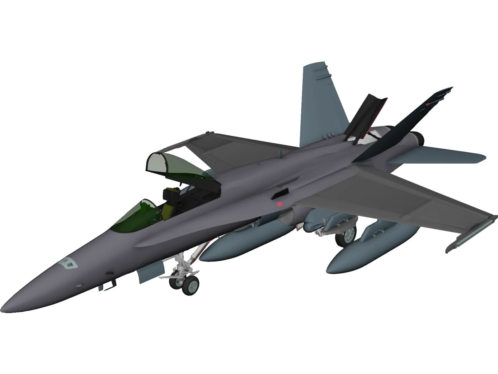 F-18 VFA-151 Hornet 3D Model main preview