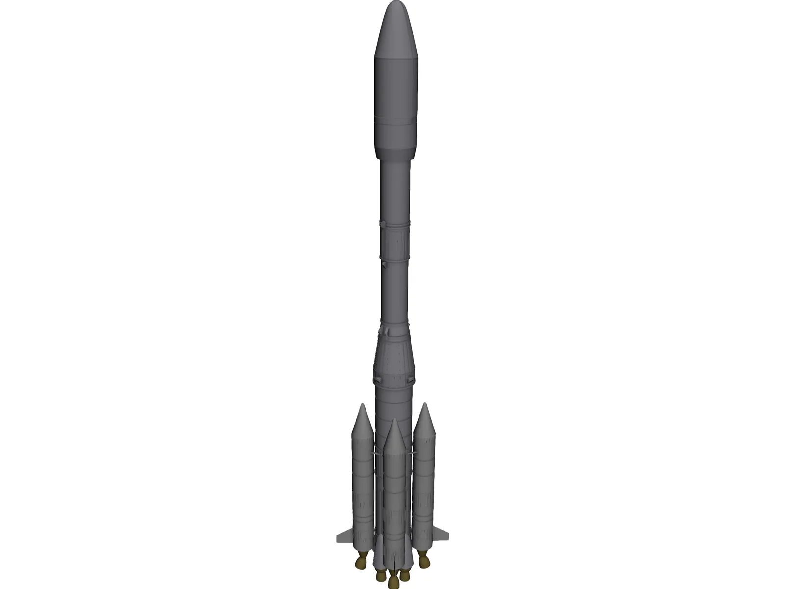 Ariane 4 3D Model main preview