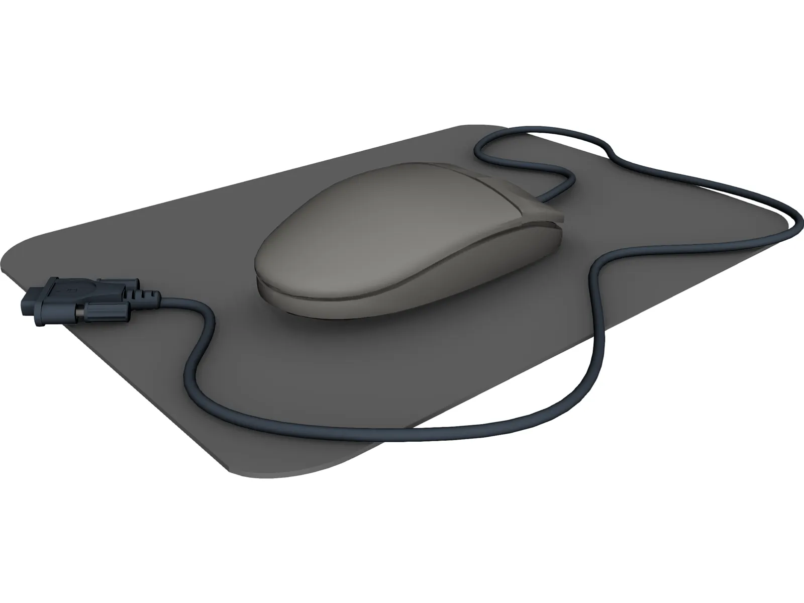 Computer Mouse 3D Model main preview