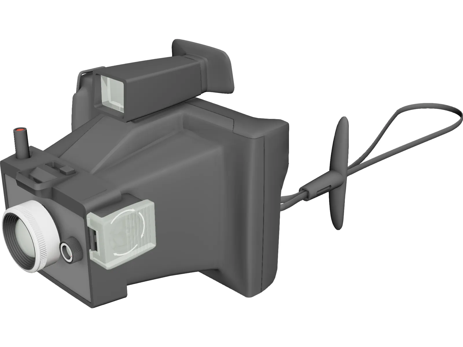 Camera Polaroid Color Pack 3D Model main preview