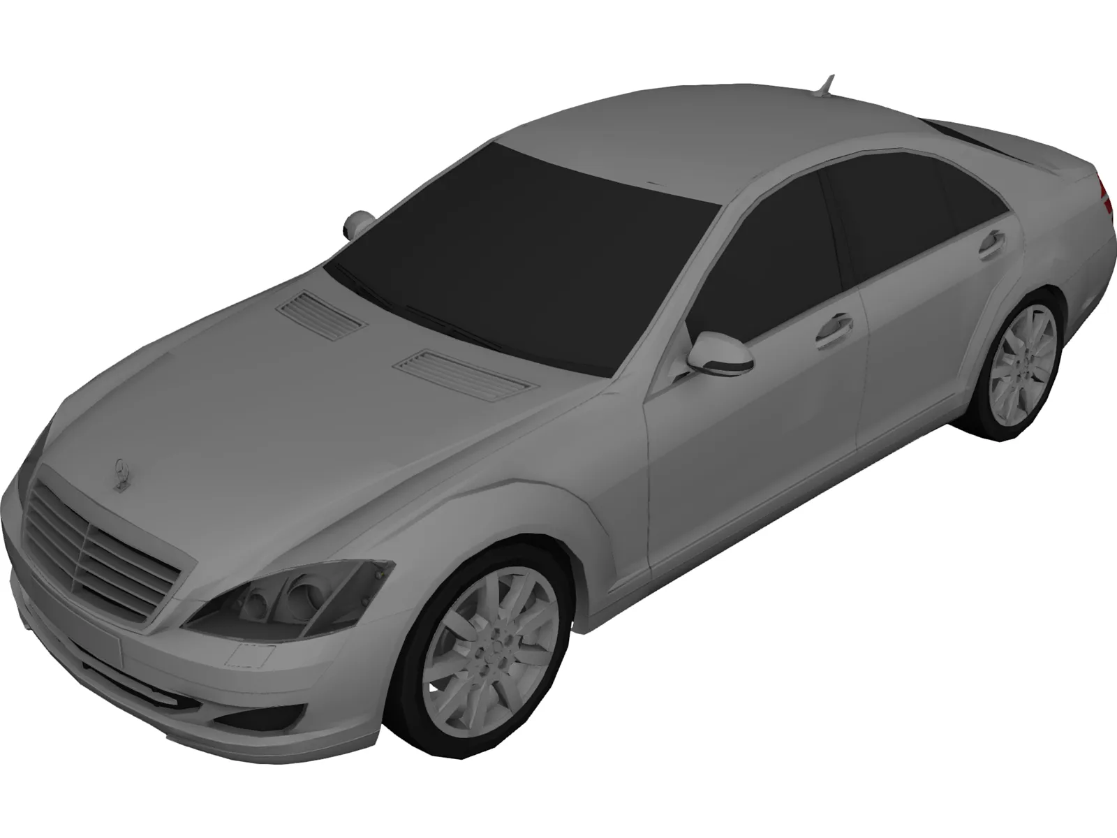 Mercedes-Benz S-Class (2006) 3D Model main preview