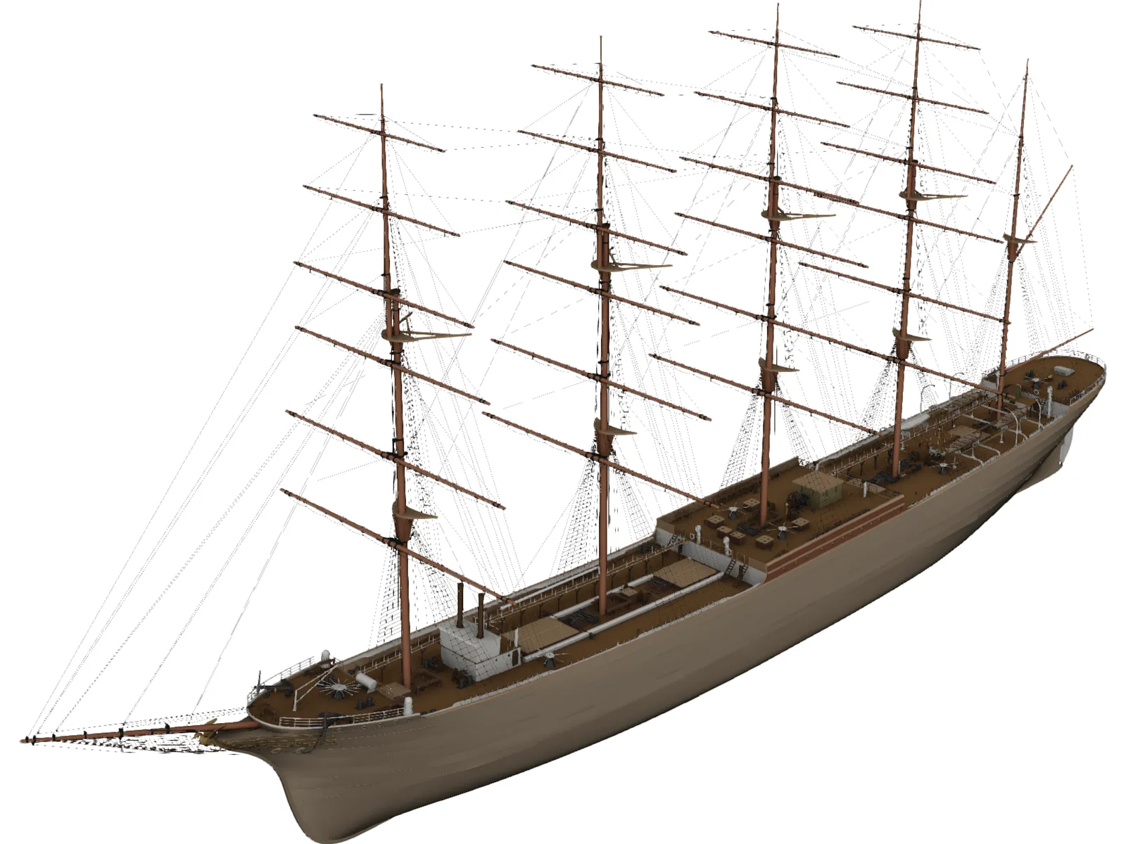 Cap Horn 3D Model main preview