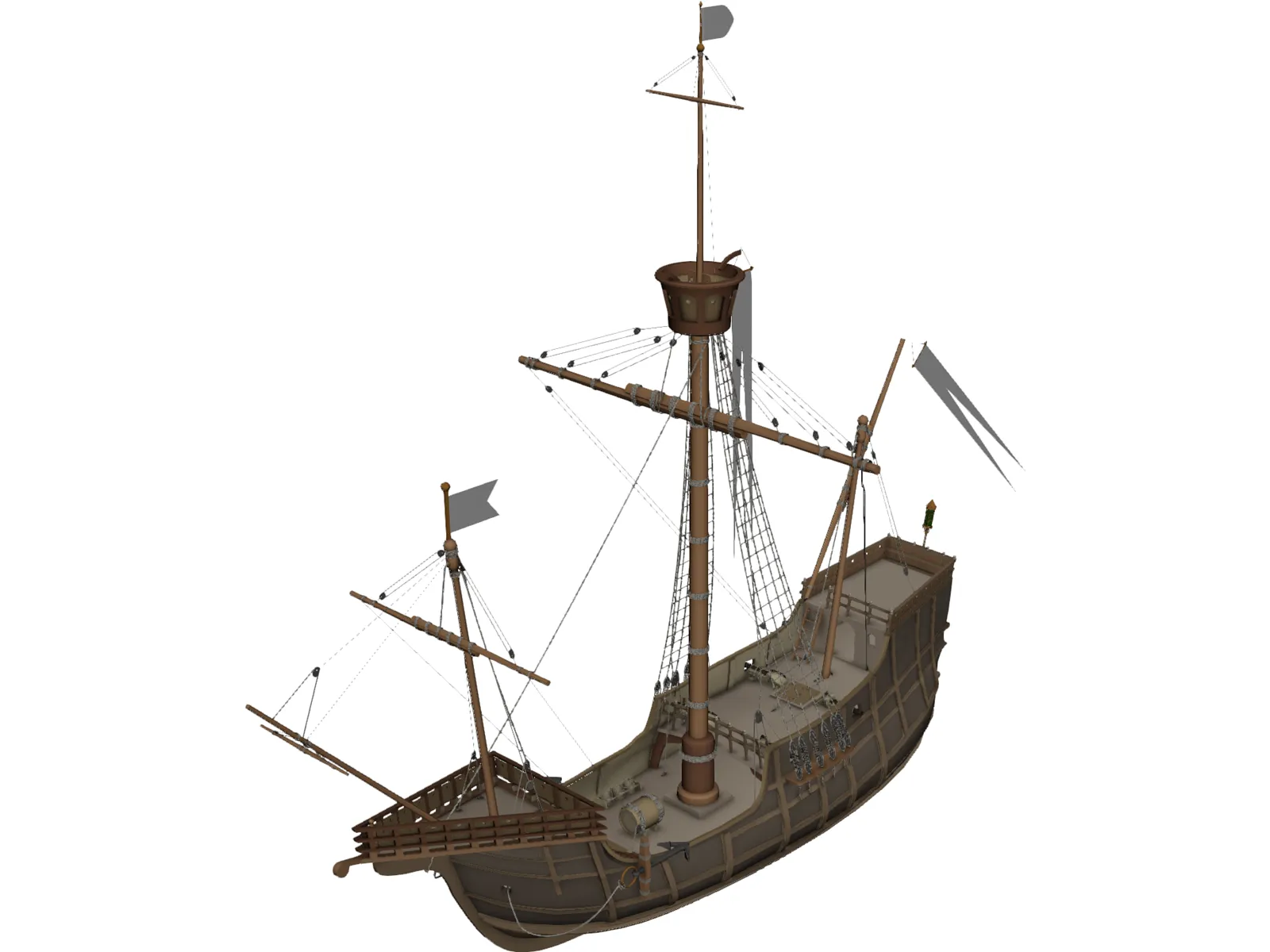 Santa Maria 3D Model main preview