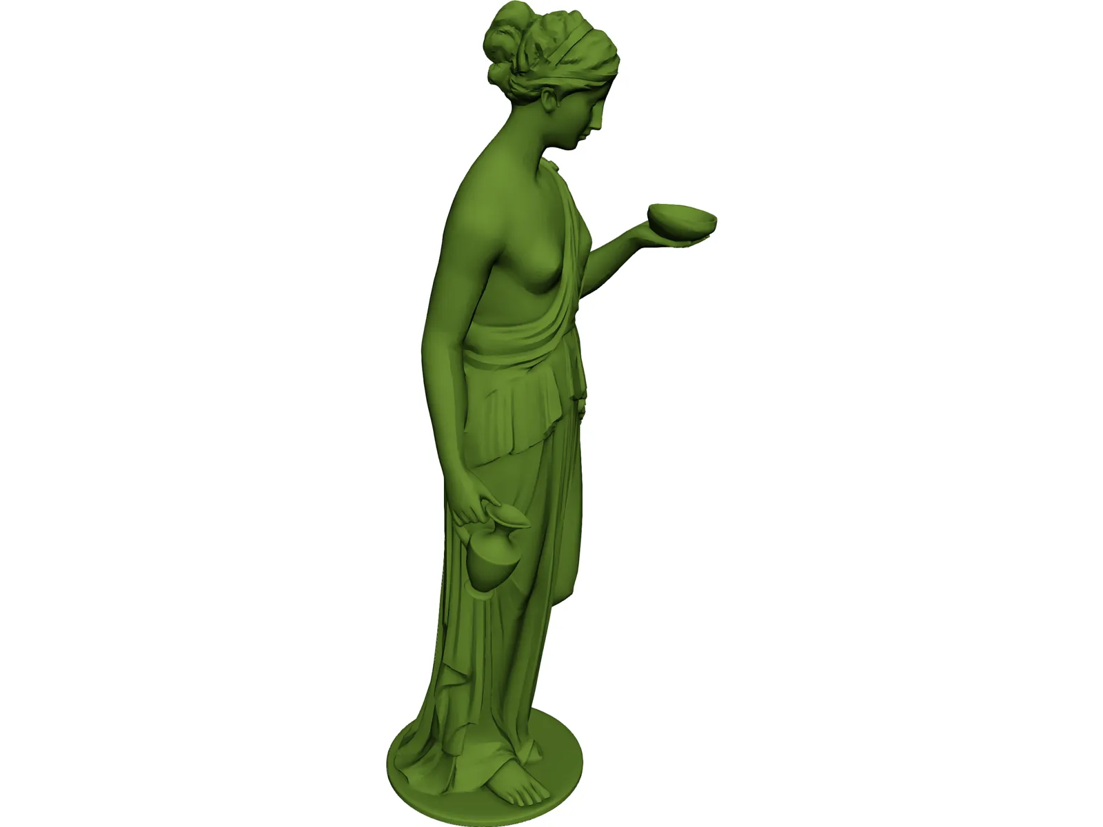 Hebe 3D Model main preview