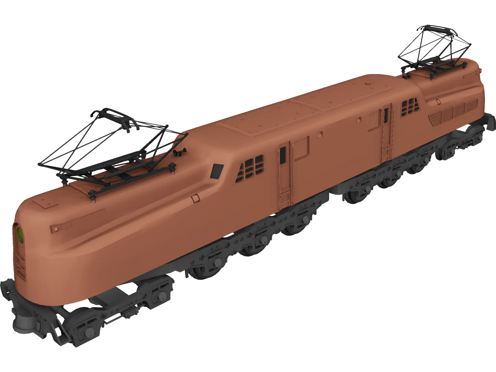 Pensylvania Railroad SGG1 3D Model main preview