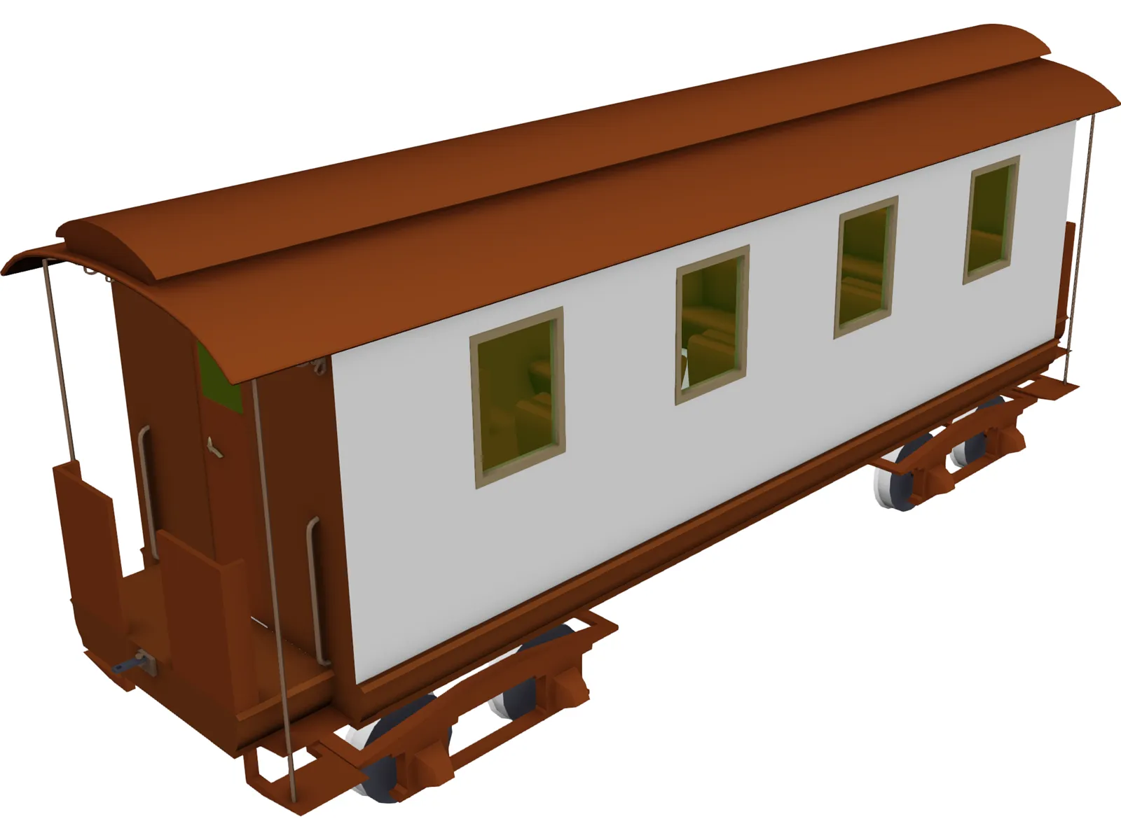 General Wagon 3D Model main preview
