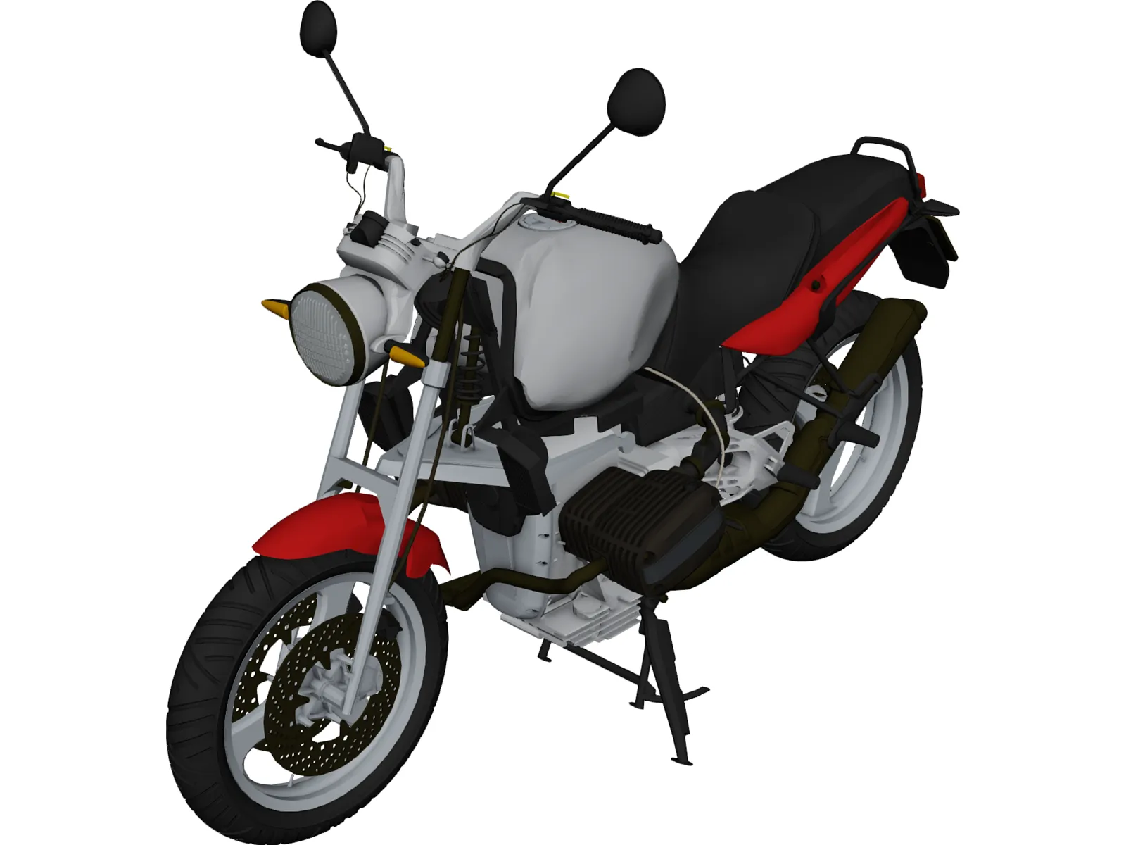 BMW R-1100-R 3D Model main preview
