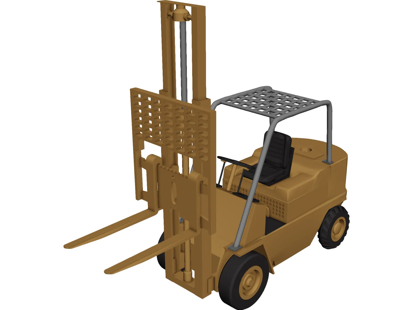 Caterpillar Elevator 3D Model main preview