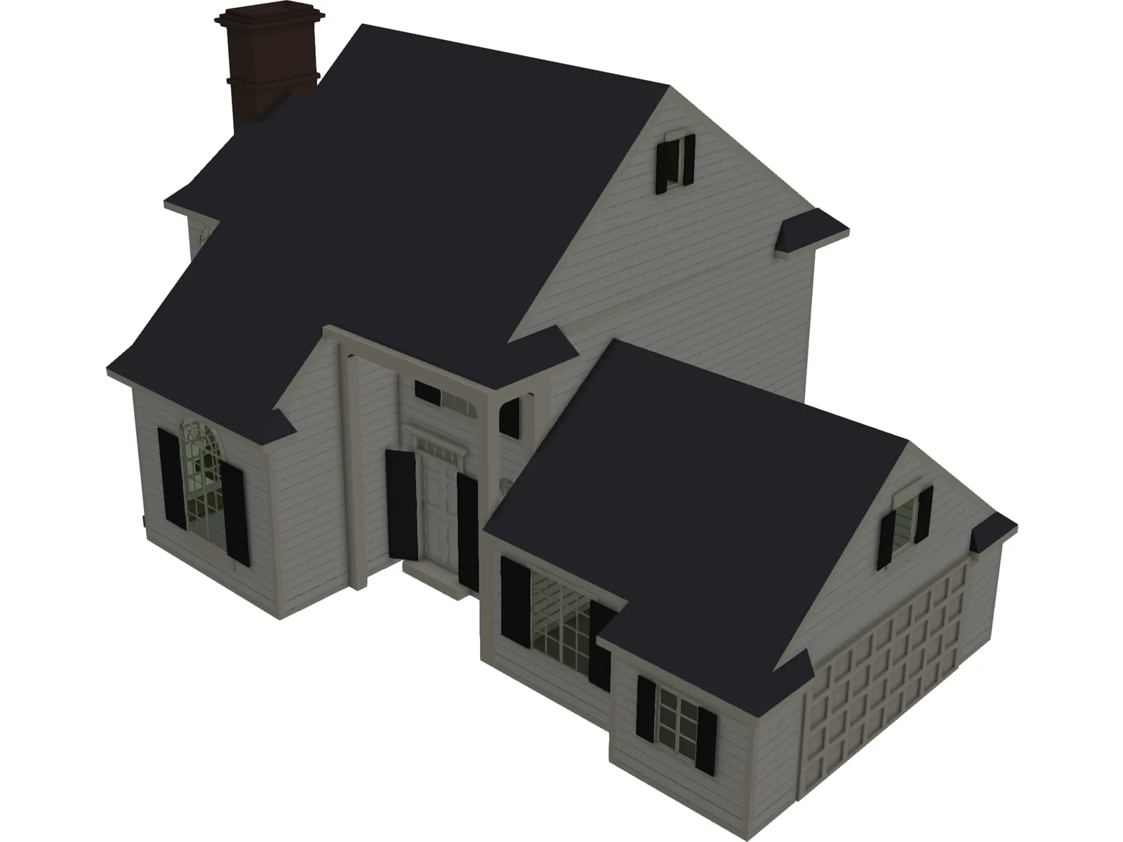 House Modern 3D Model main preview