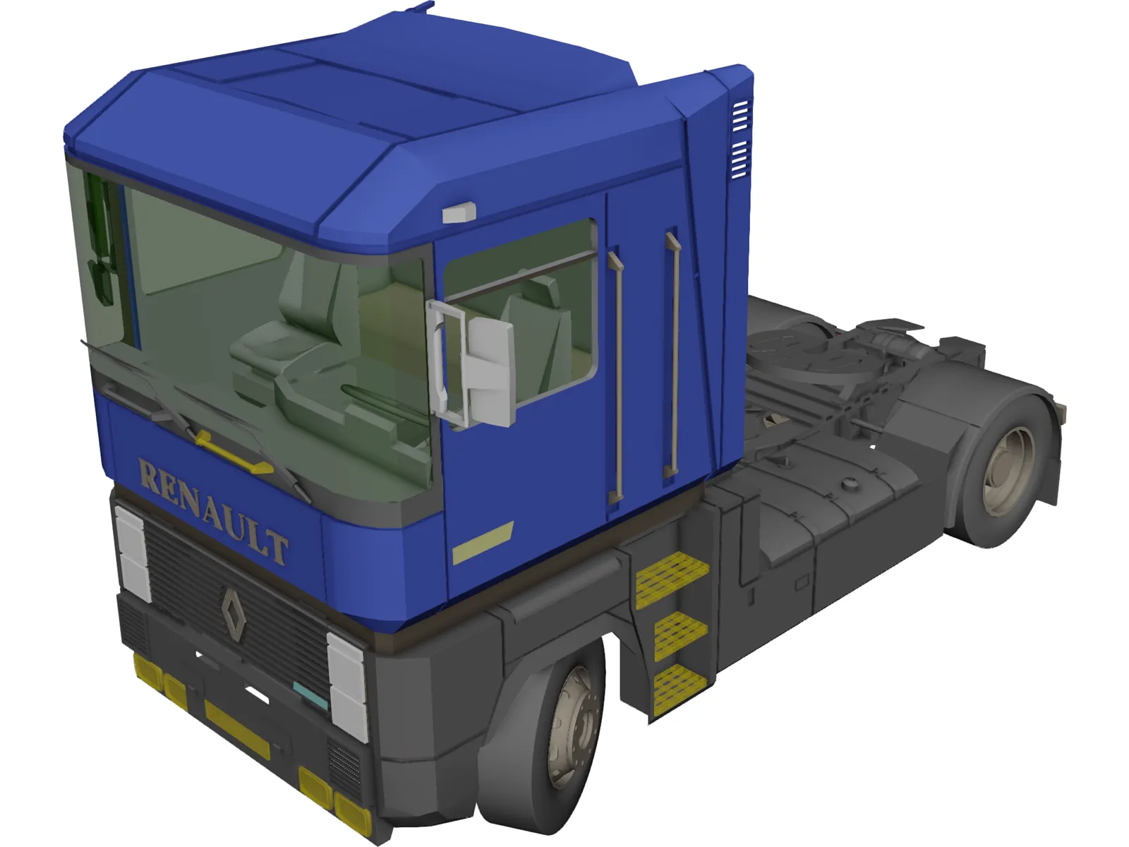 Renault Magnum 3D Model main preview