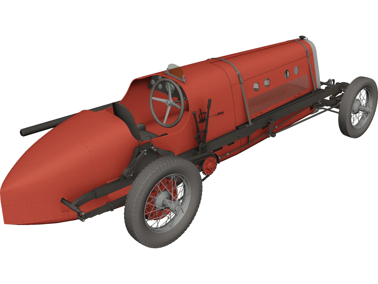 Fiat Mefistofele (1923) 3D Model main preview