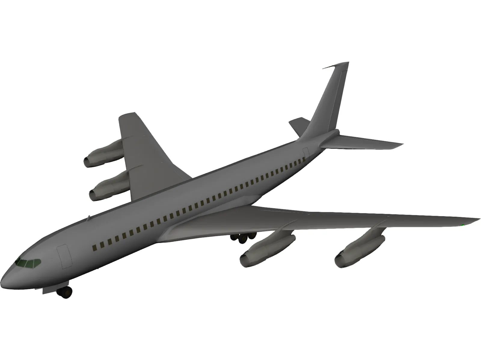 Boeing 707 3D Model main preview