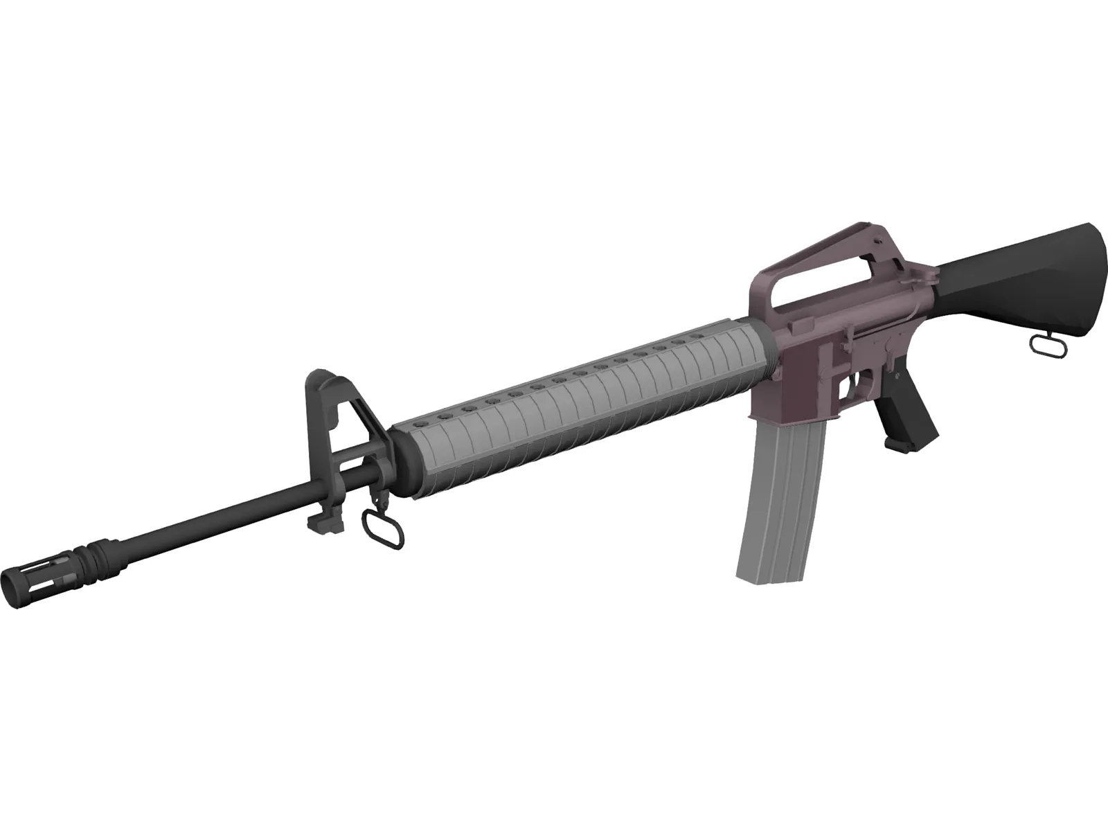 M16 Colt 3D Model main preview