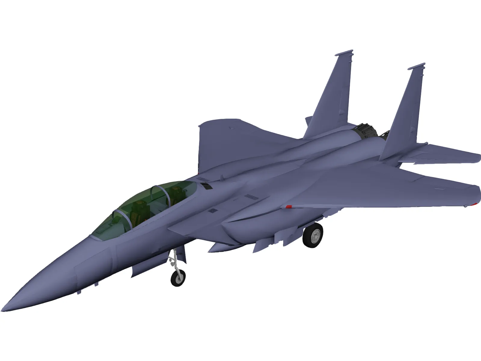 F-15E Strike Eagle 3D Model main preview