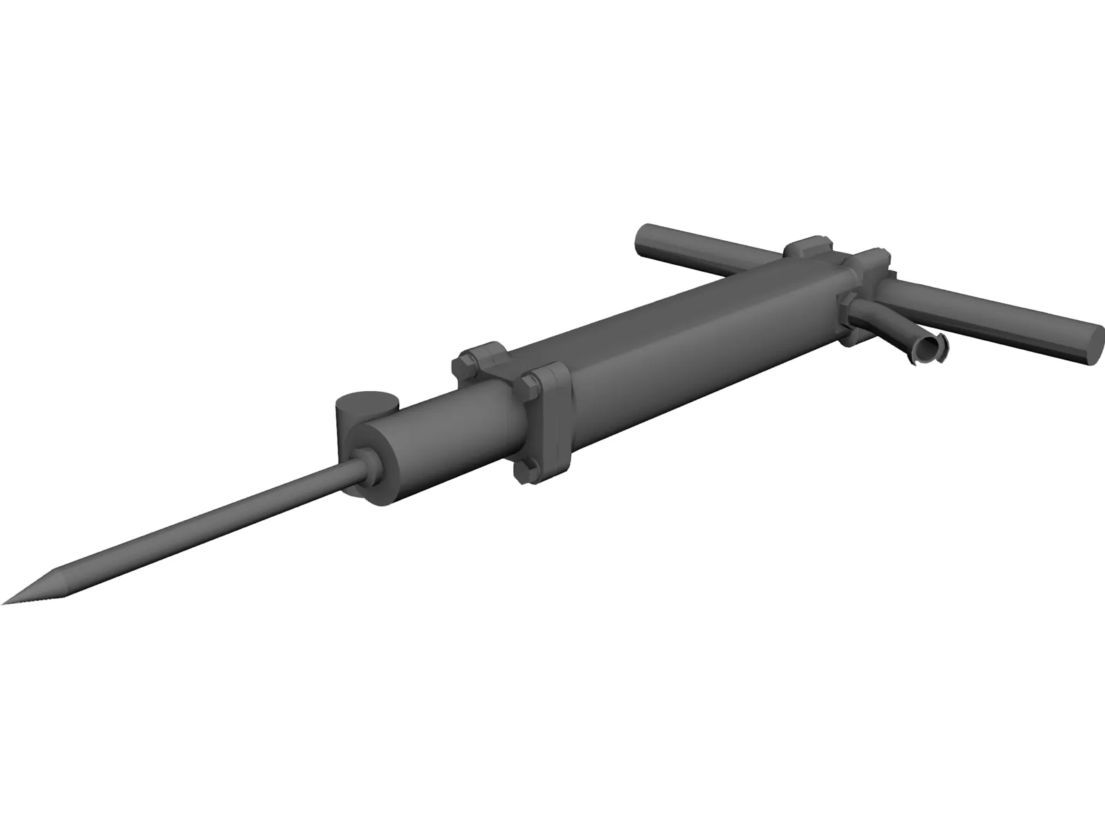 Jackhammer 3D Model main preview