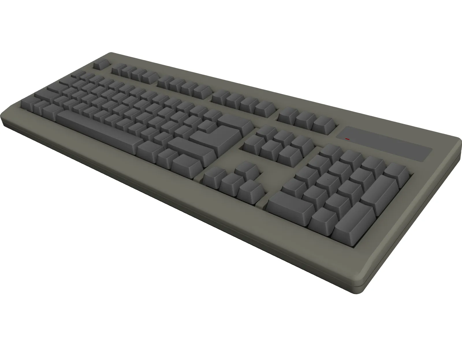 Keyboard 3D Model main preview