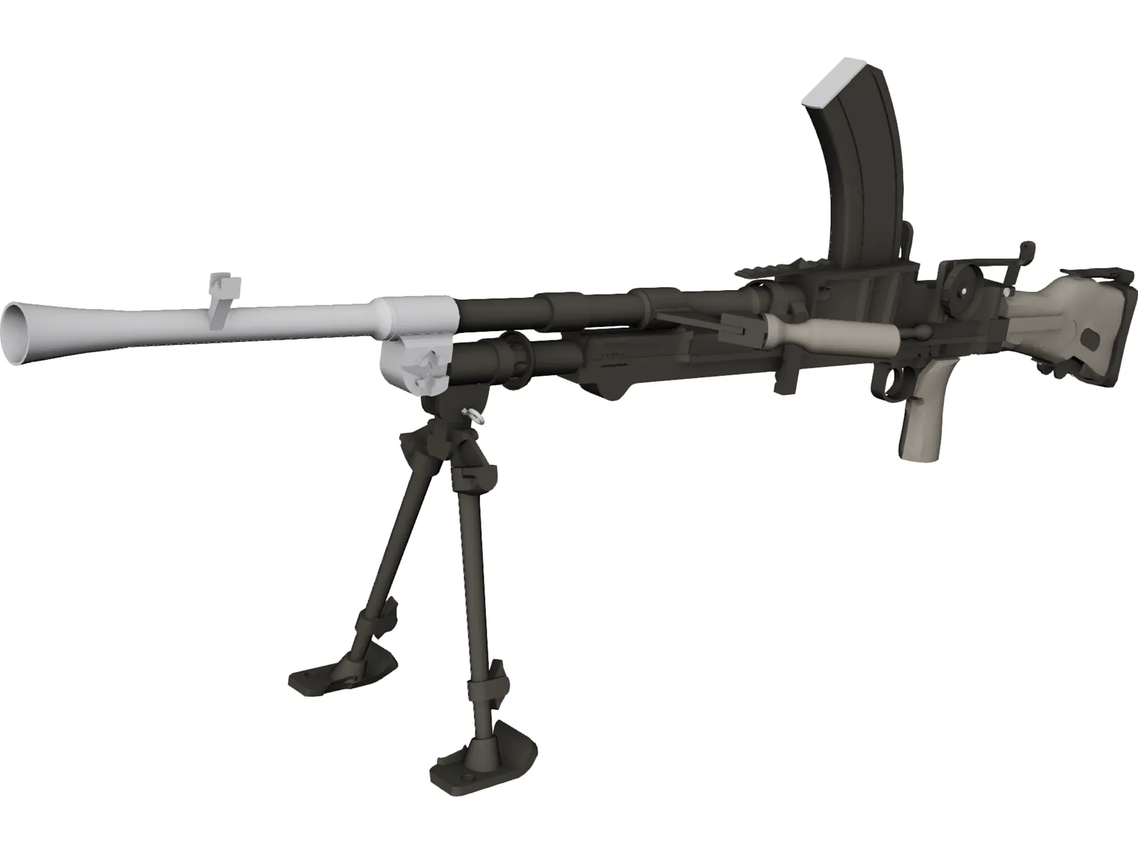 303 Bren MK1 Machinegun 3D Model main preview