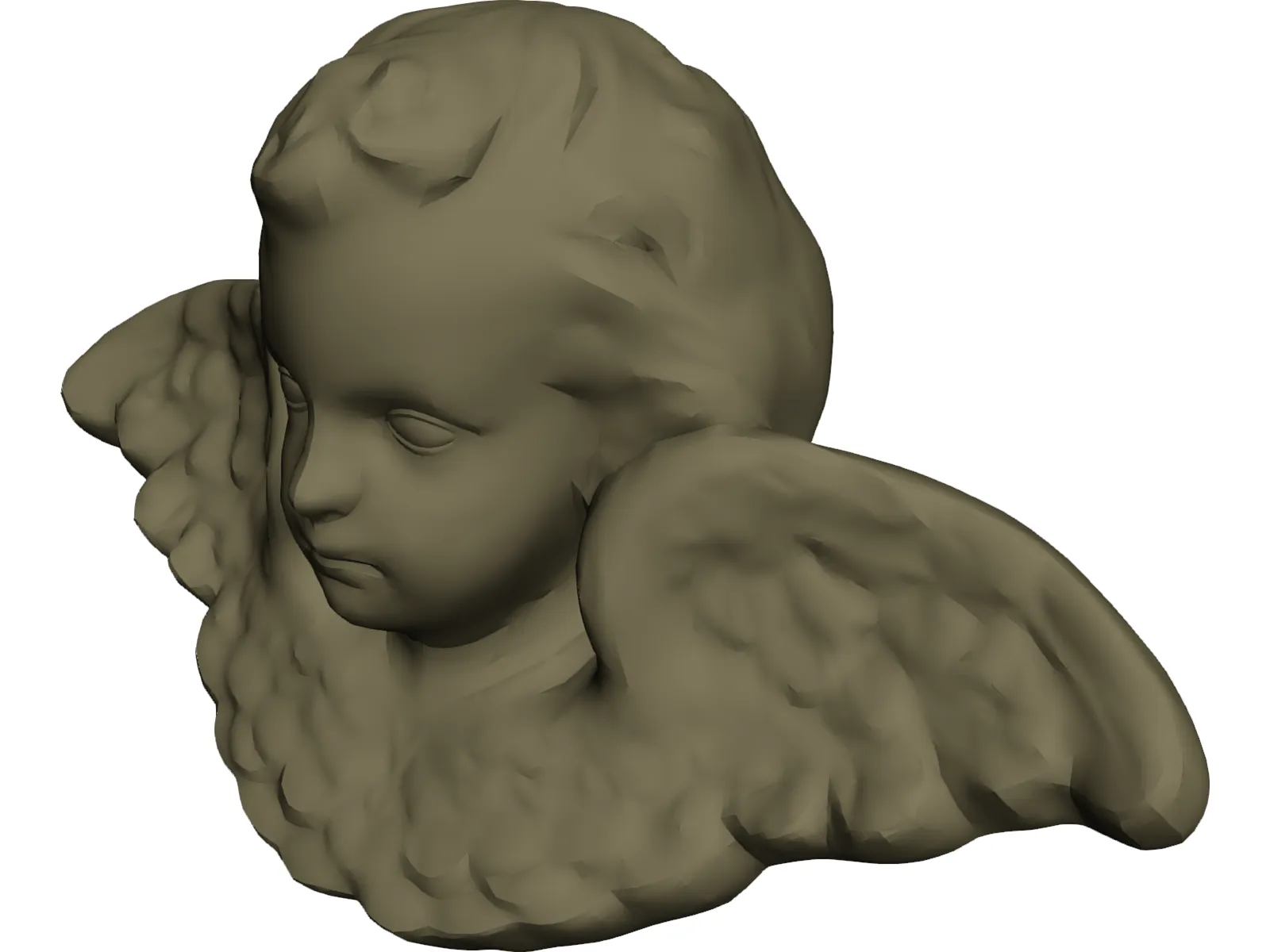 Angel 3D Model main preview