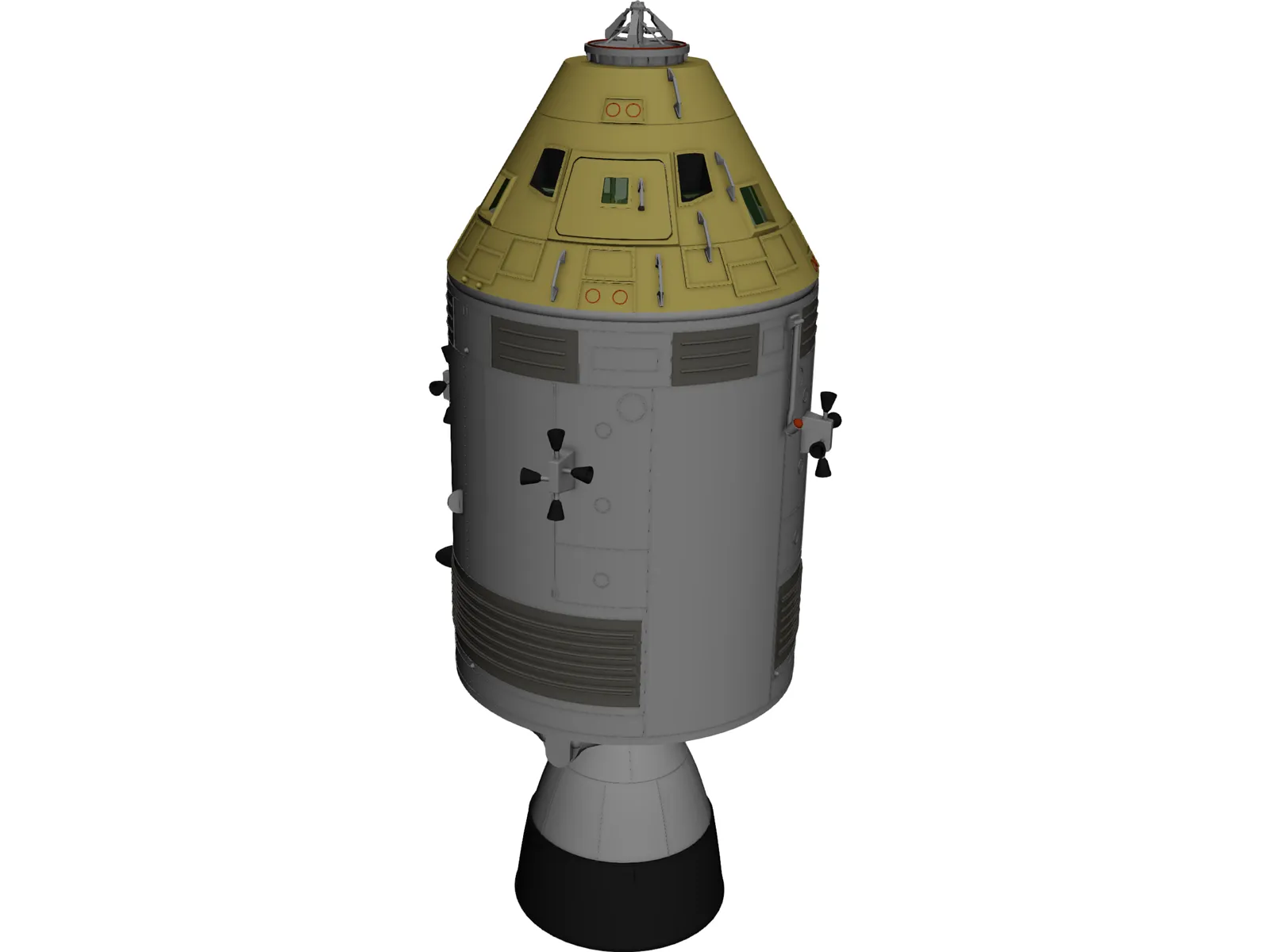 Apollo Spacecraft 3D Model main preview