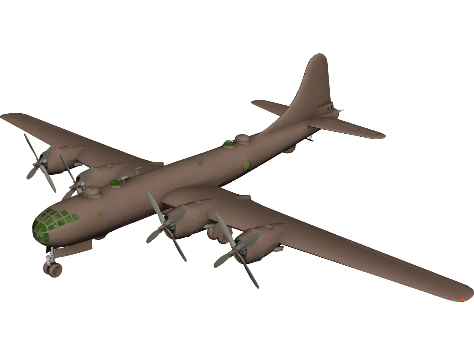 Boeing B-29 Superfortress 3D Model main preview