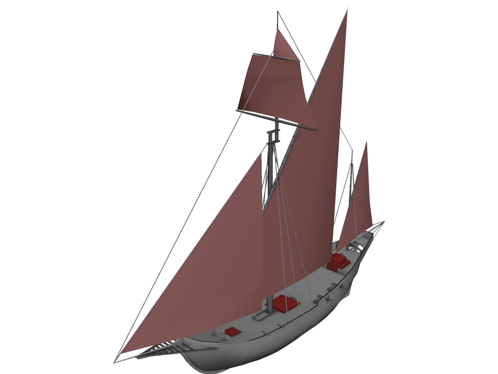 Corsair 3D Model main preview
