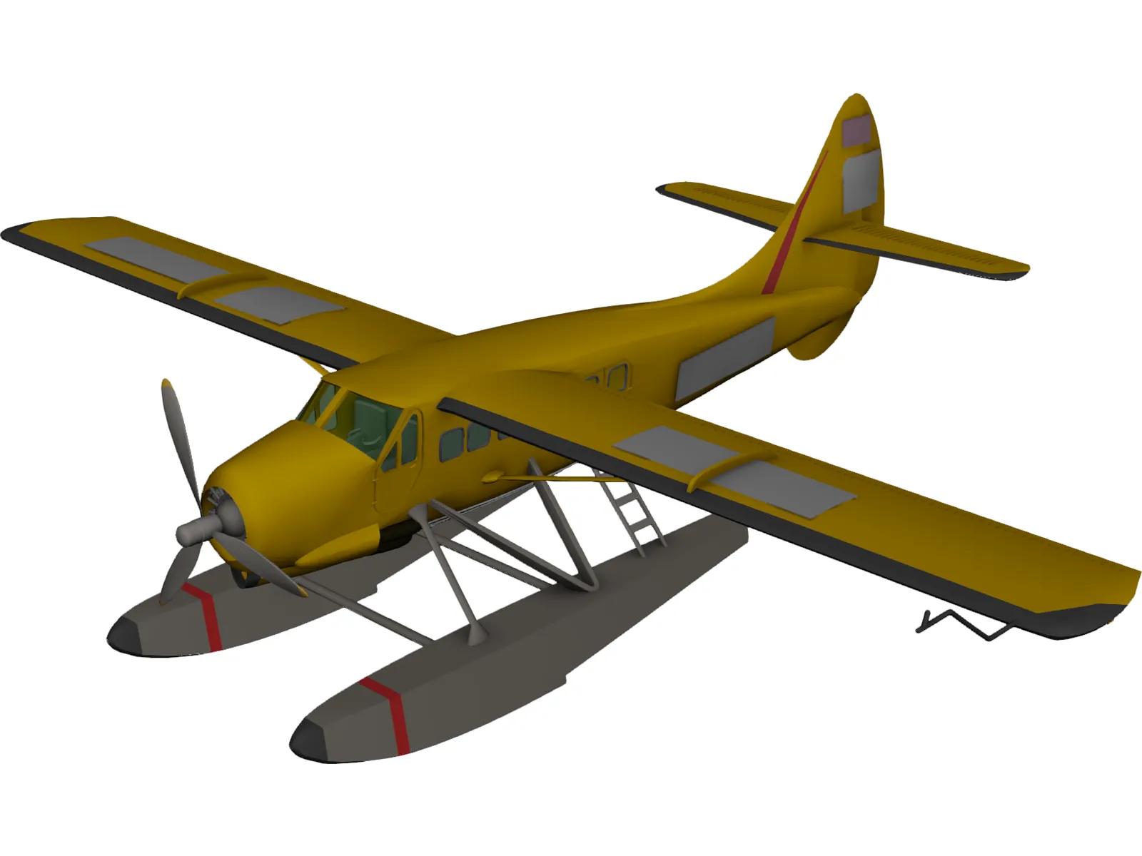 de Havilland Canada DHC-3 Otter 3D Model main preview