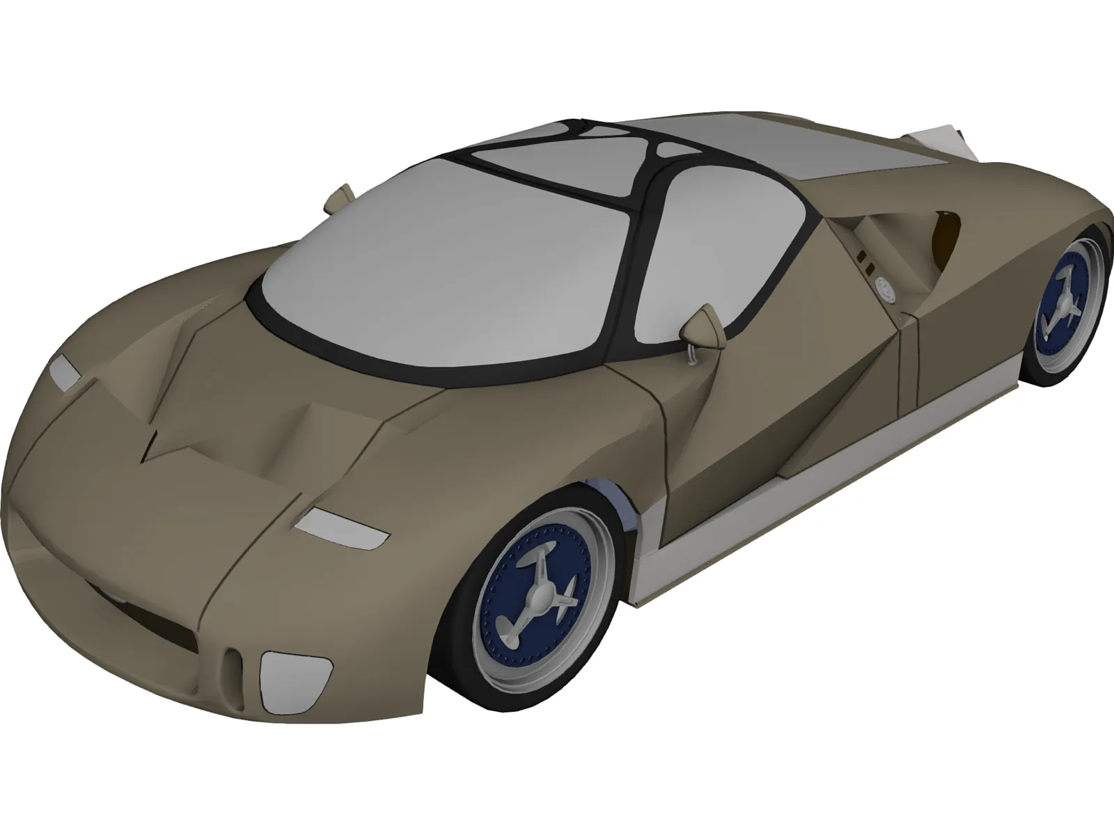 Ford GT90 (1995) 3D Model main preview