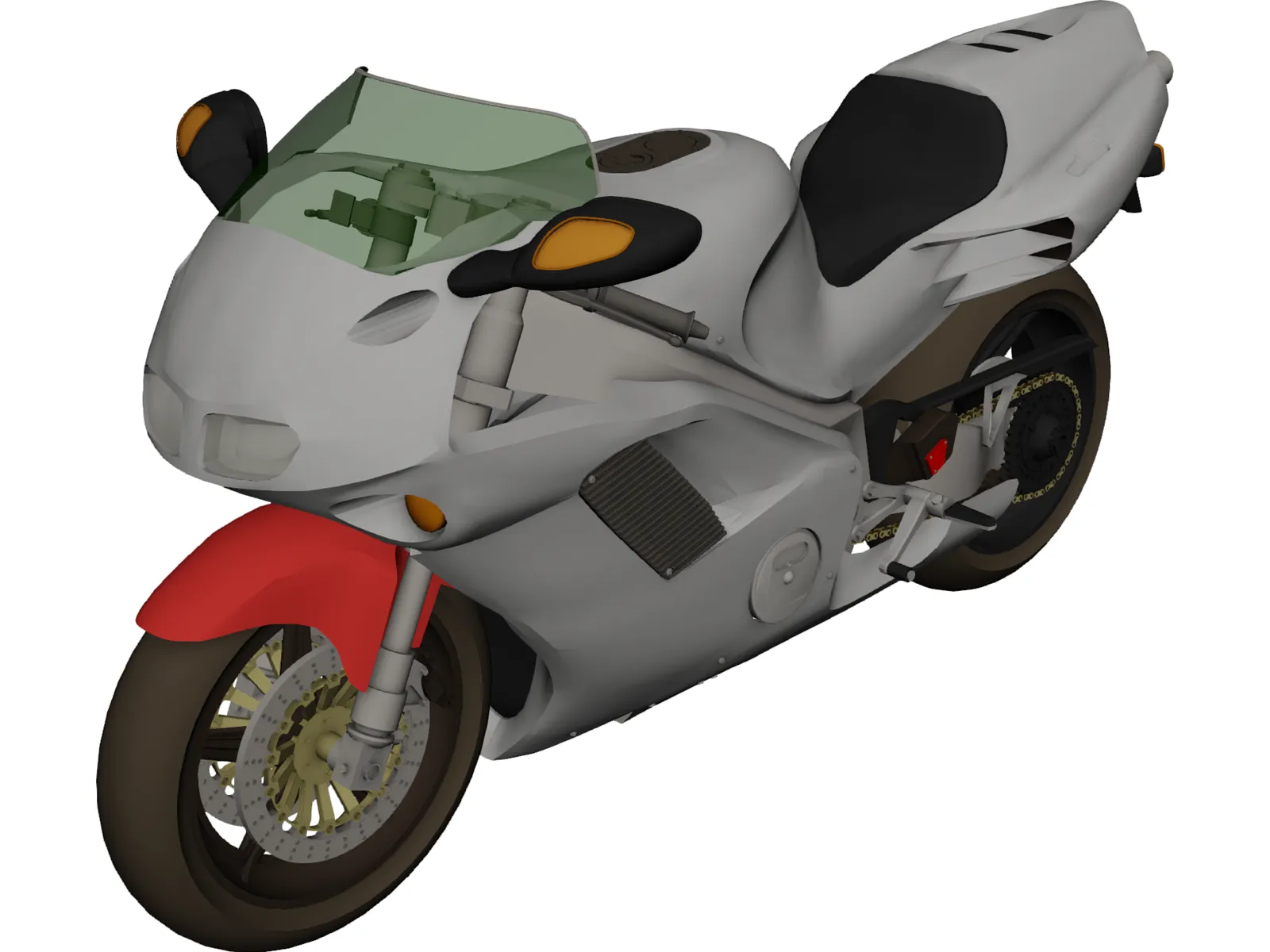 Honda NR 3D Model main preview