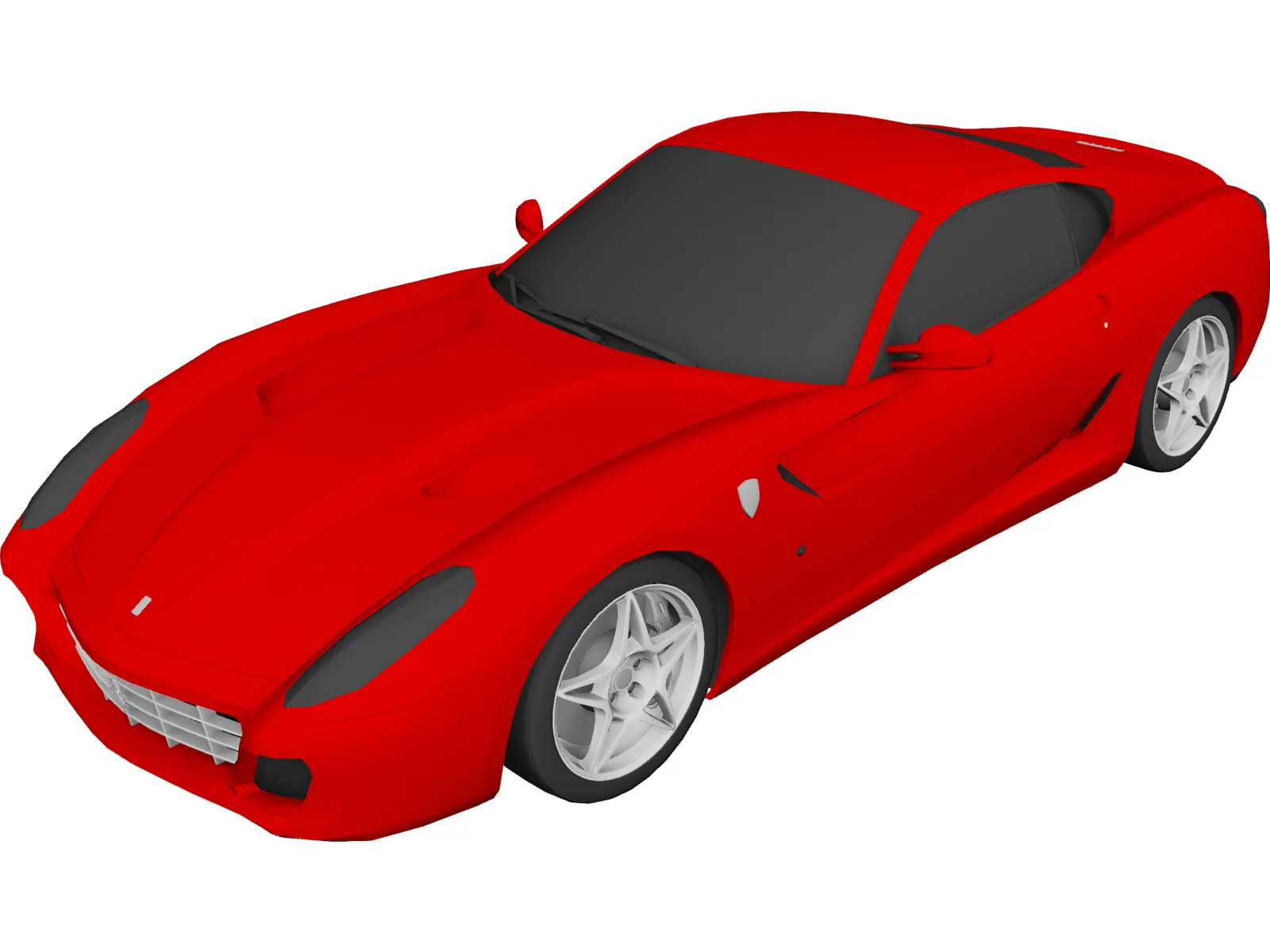 Ferrari 599 GTB Fiorano 3D Model main preview