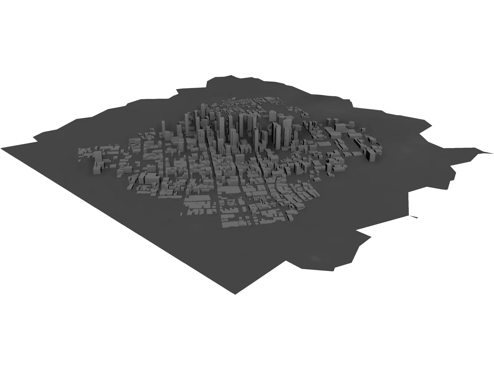 City Los Angeles (California) 3D Model main preview