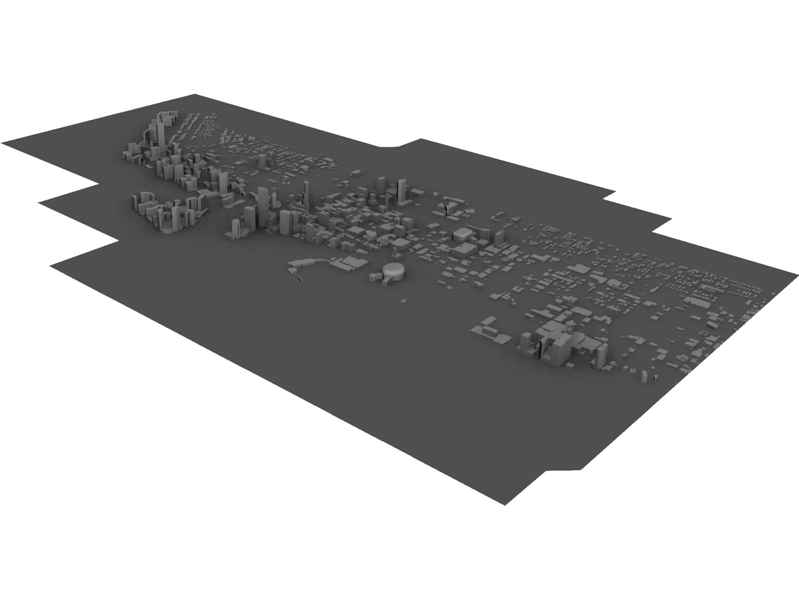 City Miami (Florida) 3D Model main preview