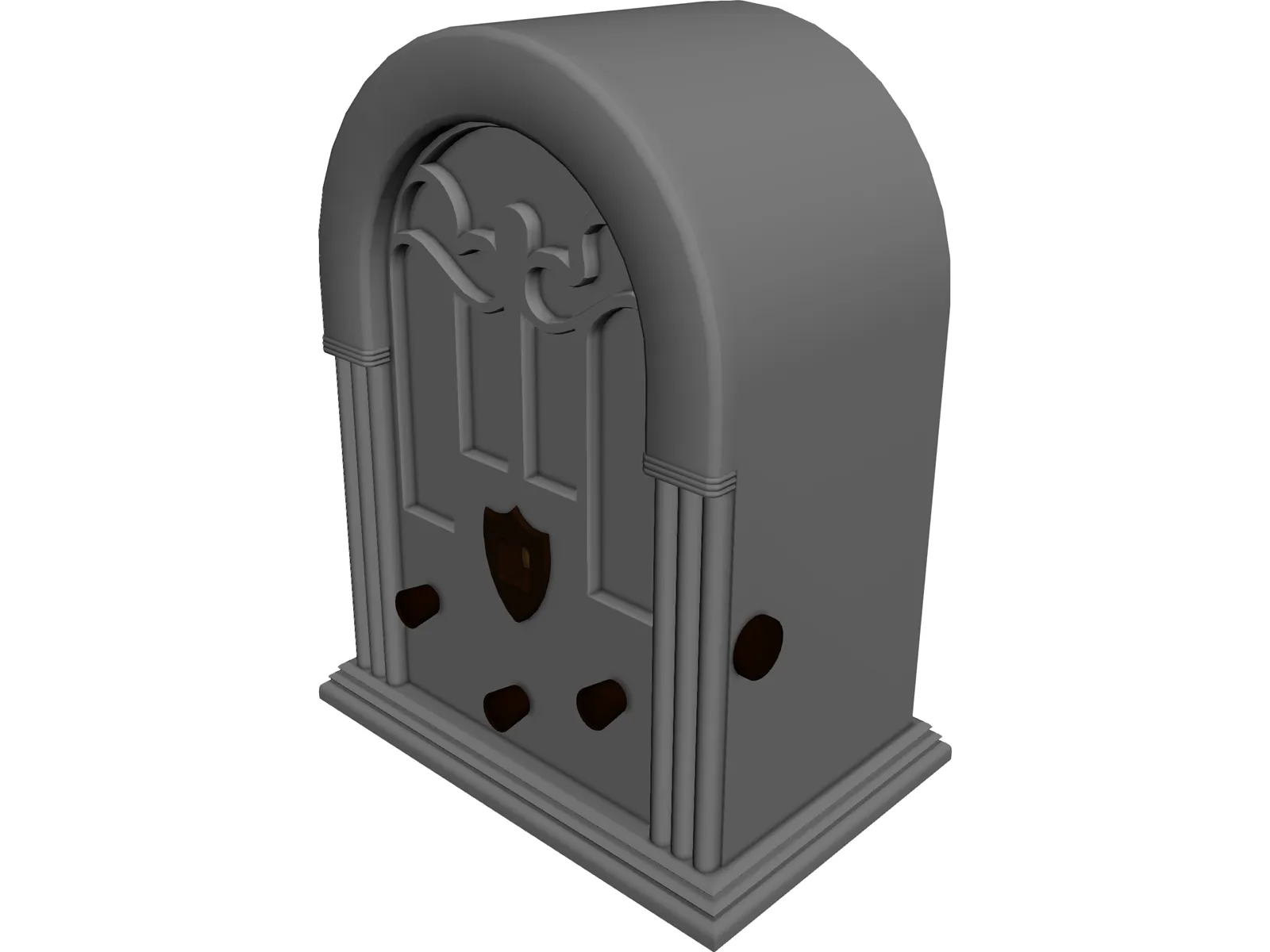 Magnadyn Radio 3D Model main preview