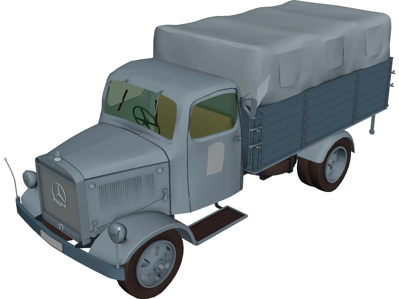 Mercedes-Benz L 3000 3D Model main preview