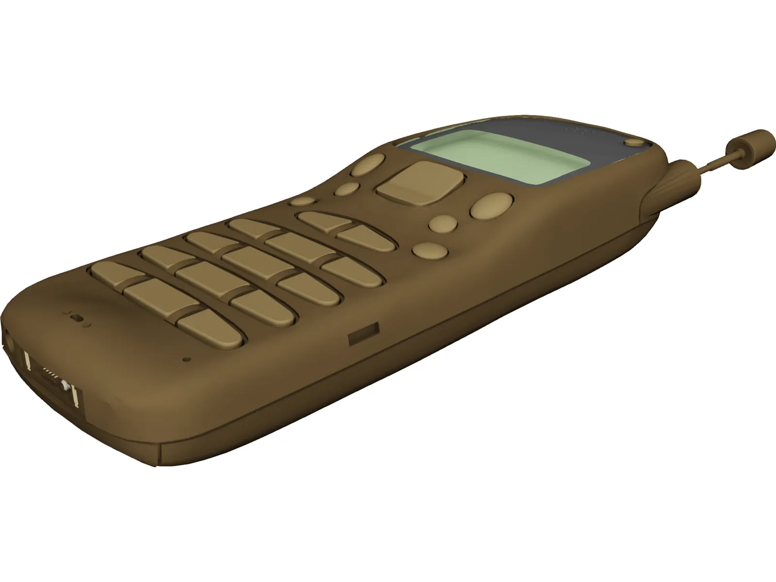 Phone Mobile Nokia 3D Model main preview