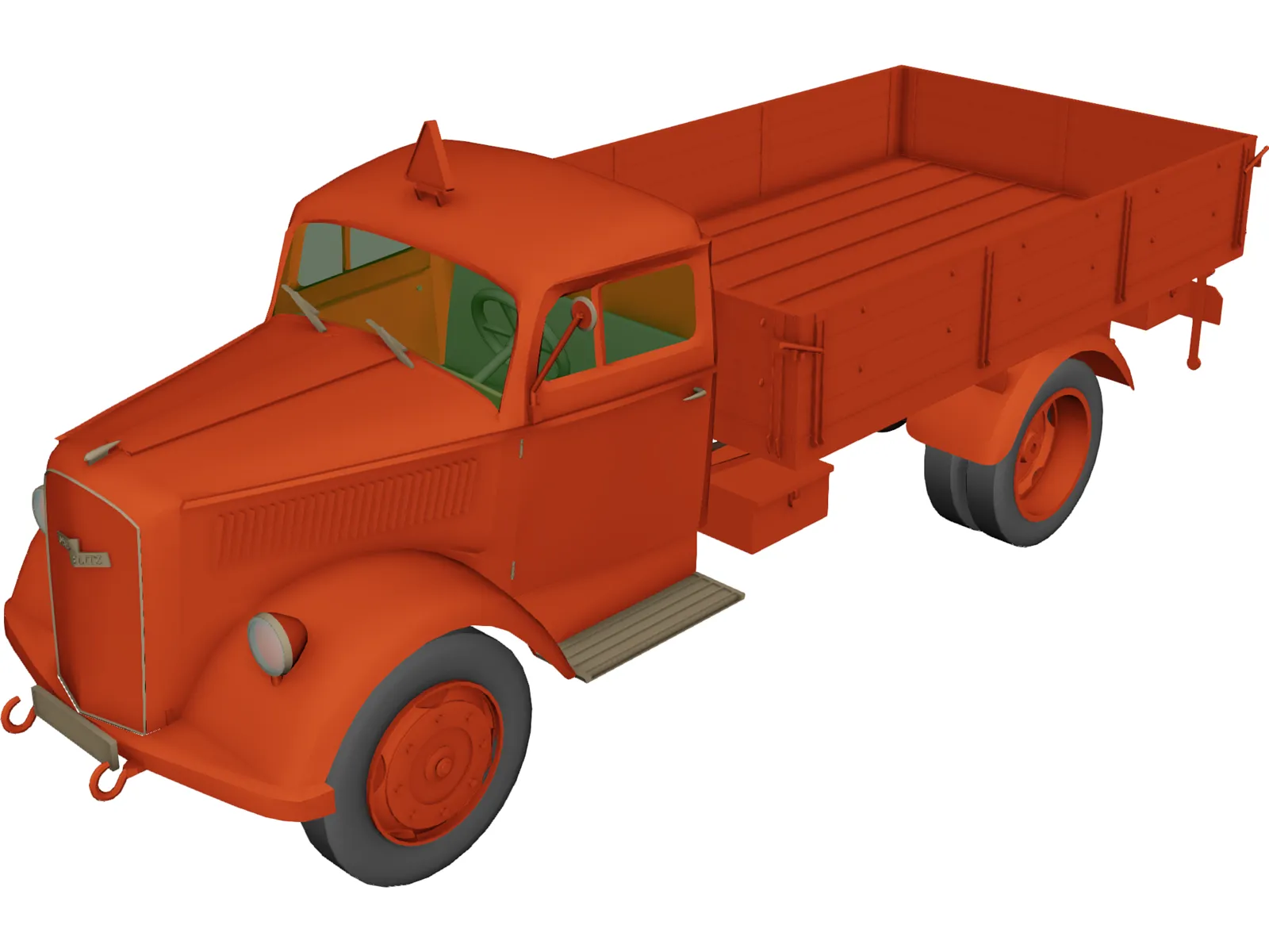 Opel Blitz 3D Model main preview