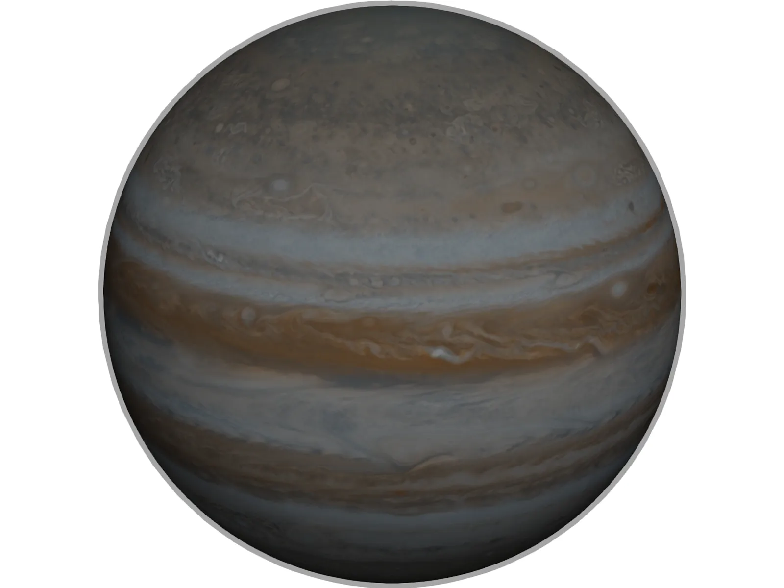 Planet Jupiter 3D Model main preview