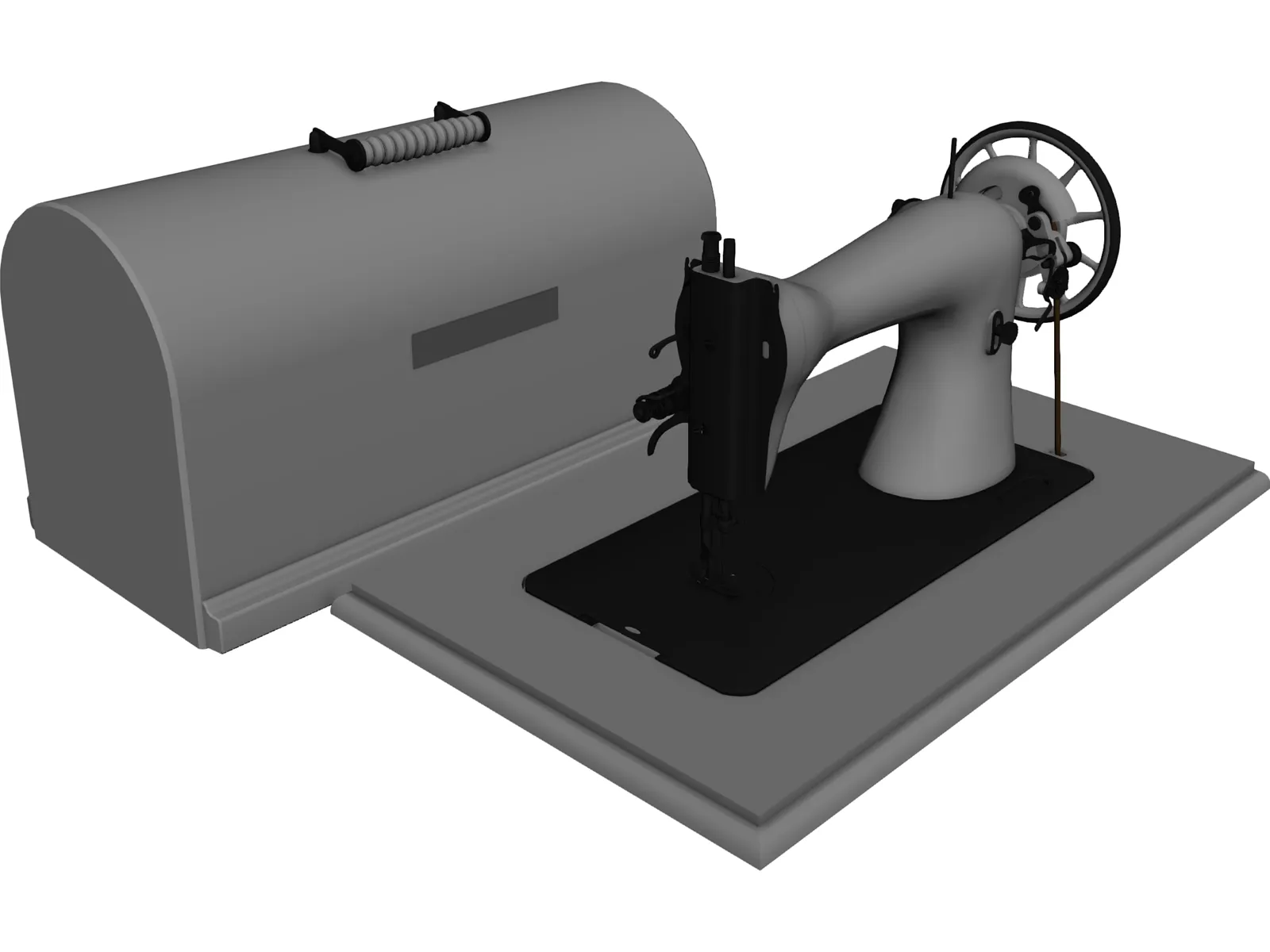 Singer Sewing Machine 3D Model main preview