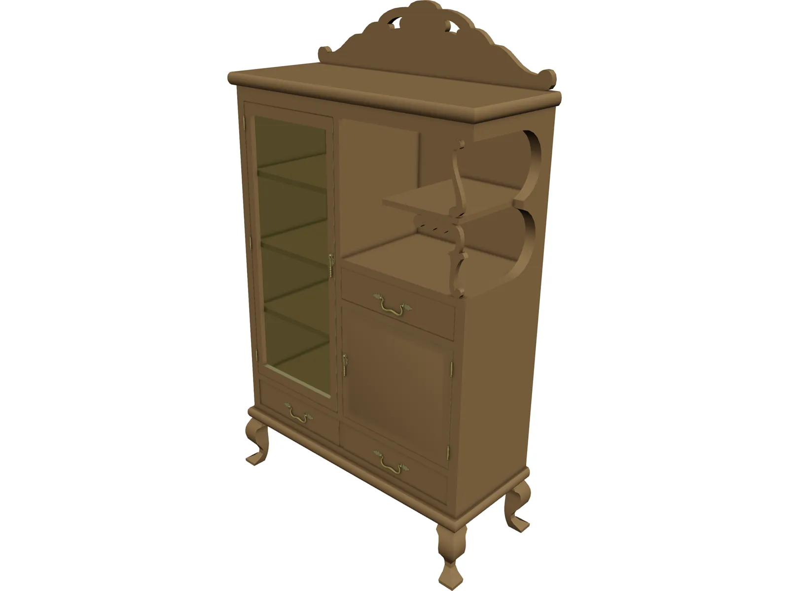 Sideboard 3D Model main preview