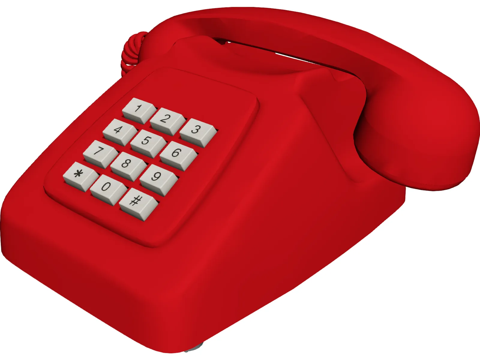Telephone 3D Model main preview