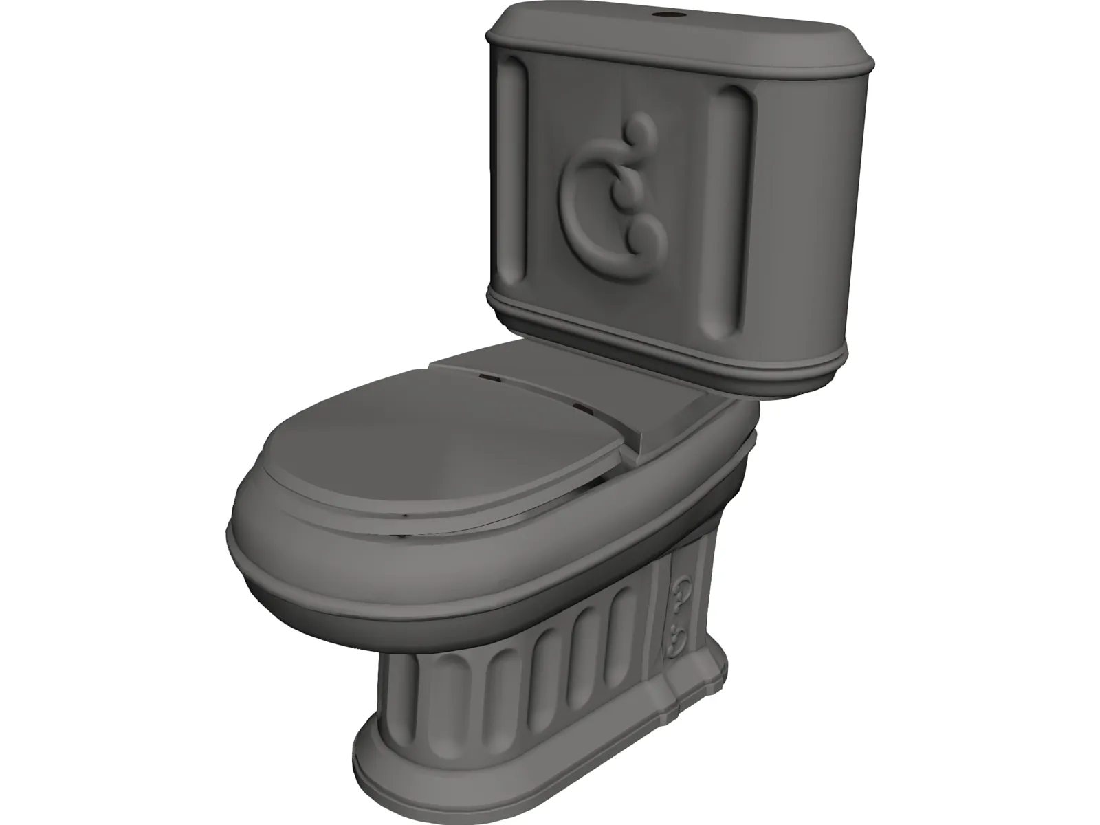 Toilet 3D Model main preview