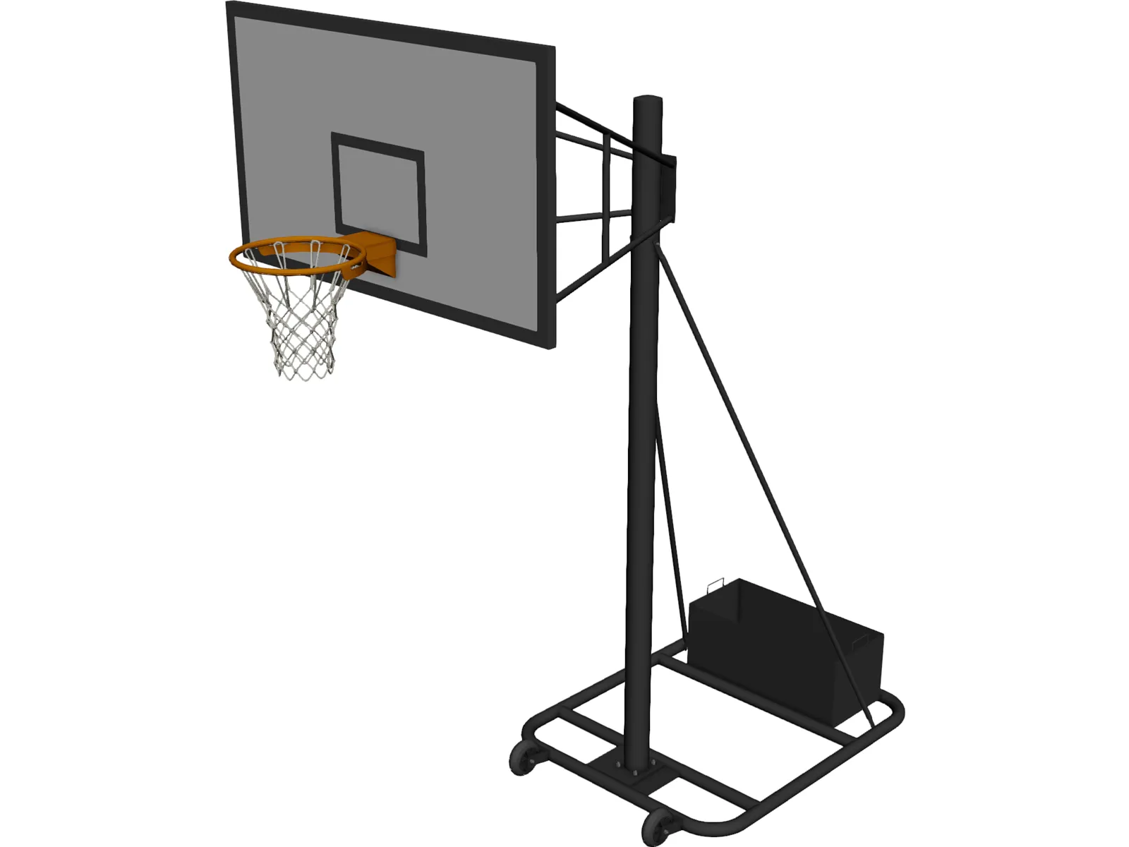 Basket Hardware Model MEC 3D Model main preview
