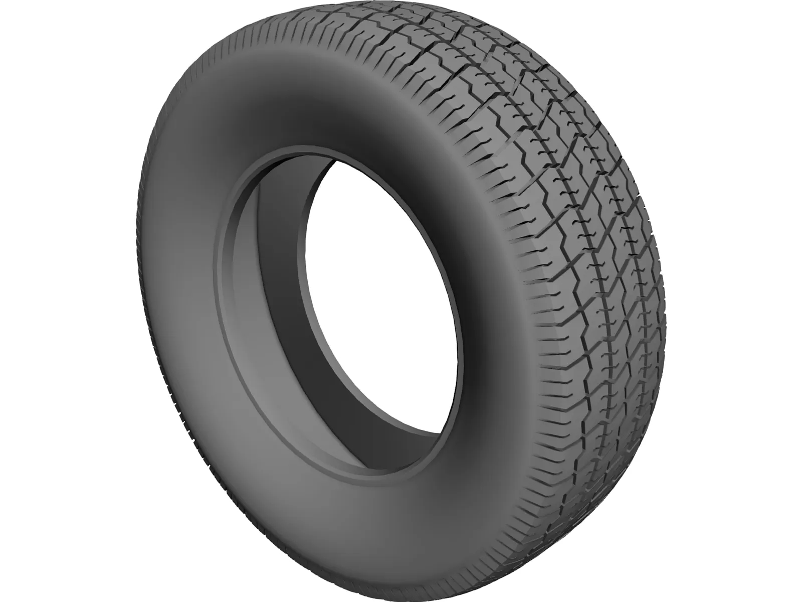 Tire 3D Model main preview
