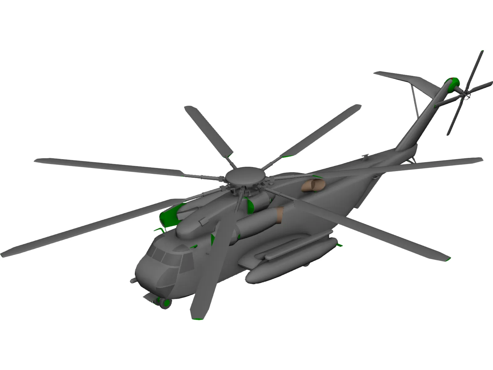 Sikorsky CH-53E Super Stallion 3D Model main preview